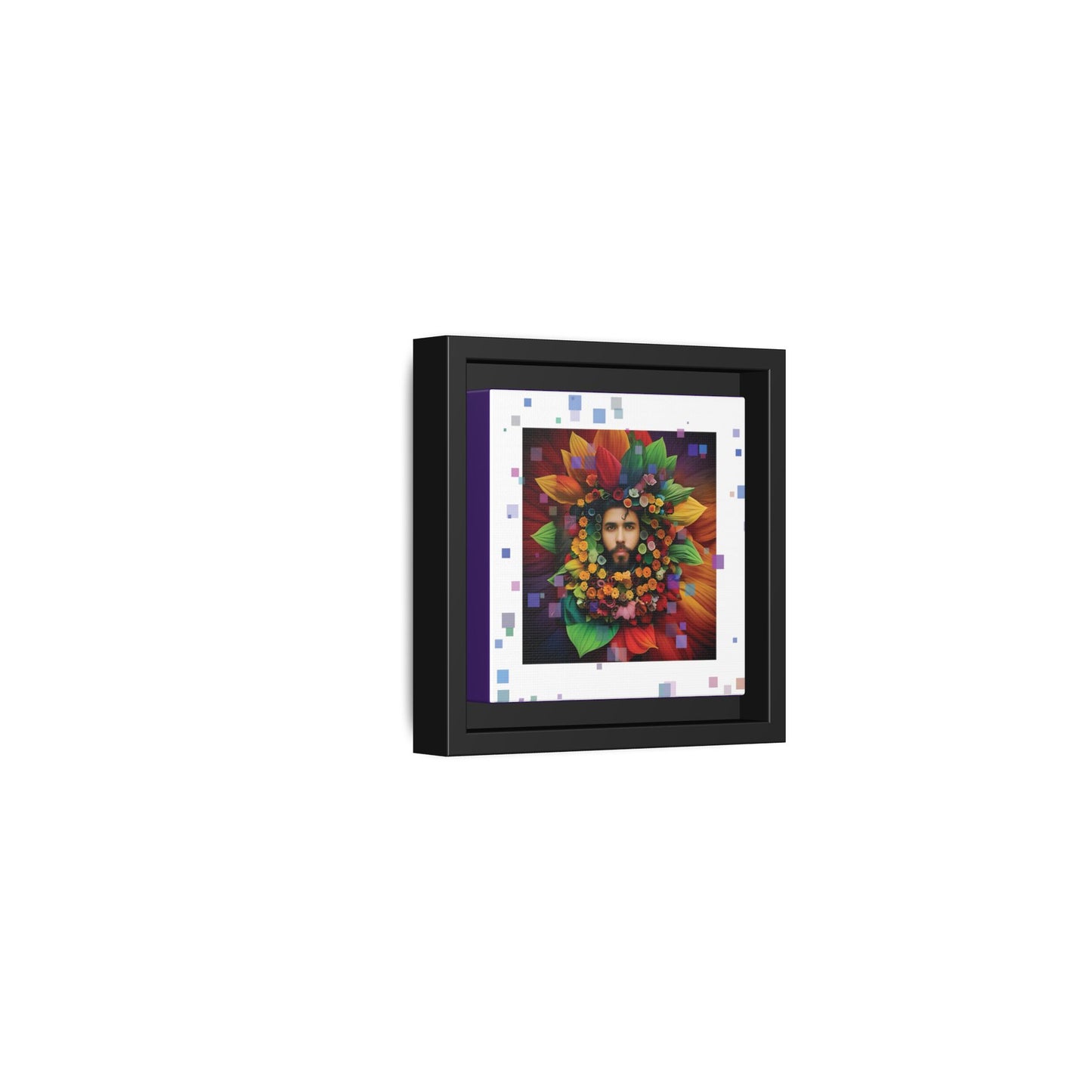 'Flourish: The Modern Green Man' canvas print By Andrew McCarter