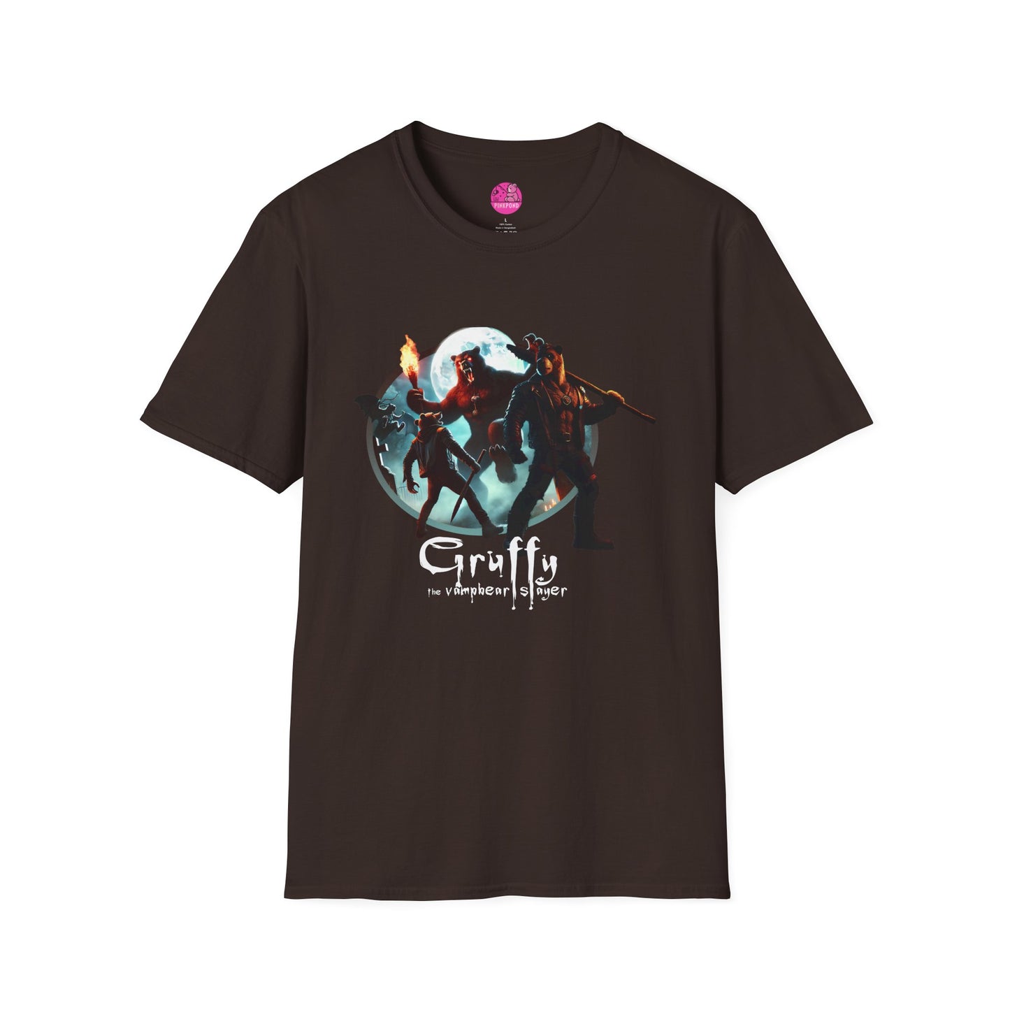 VampBear Slayer T-Shirt - Horror, Humour, and Chaos