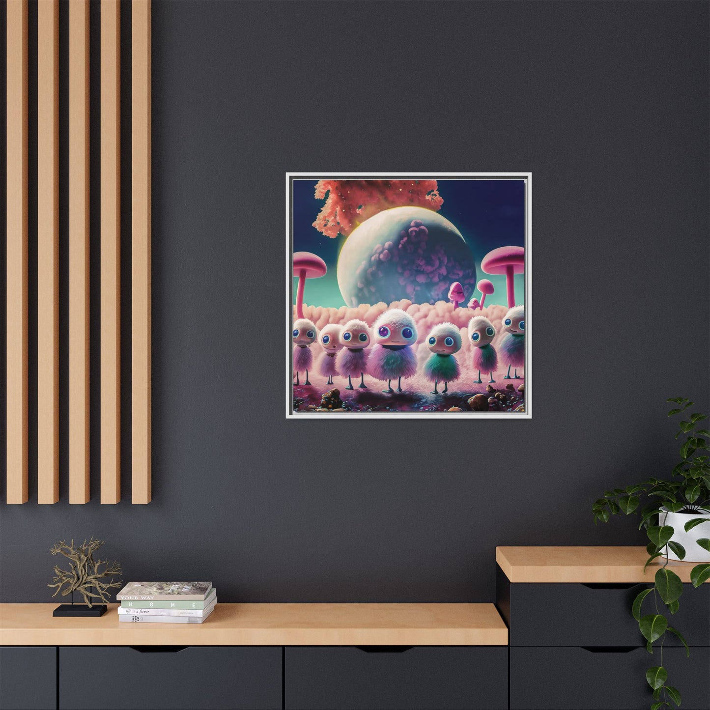 “"Keep smiling," whispered Axlar. "We can eat them later." – Fine Art Canvas Print By Andrew McCarter