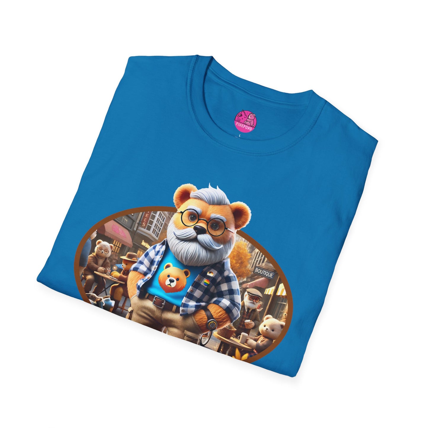 Big Bear T-Shirt - Bold, Comfortable Unisex Softstyle Tee with Playful Charm