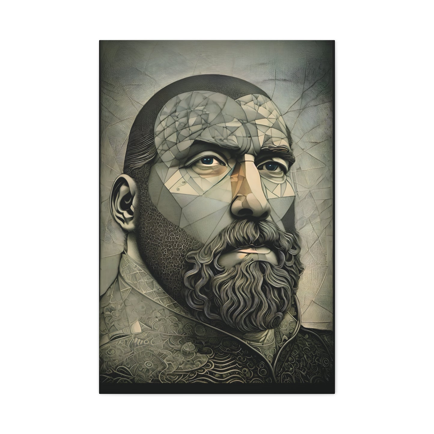 Fractured Peace - Fine Art Print by Andrew McCarter adapted from a drawing by David Lake
