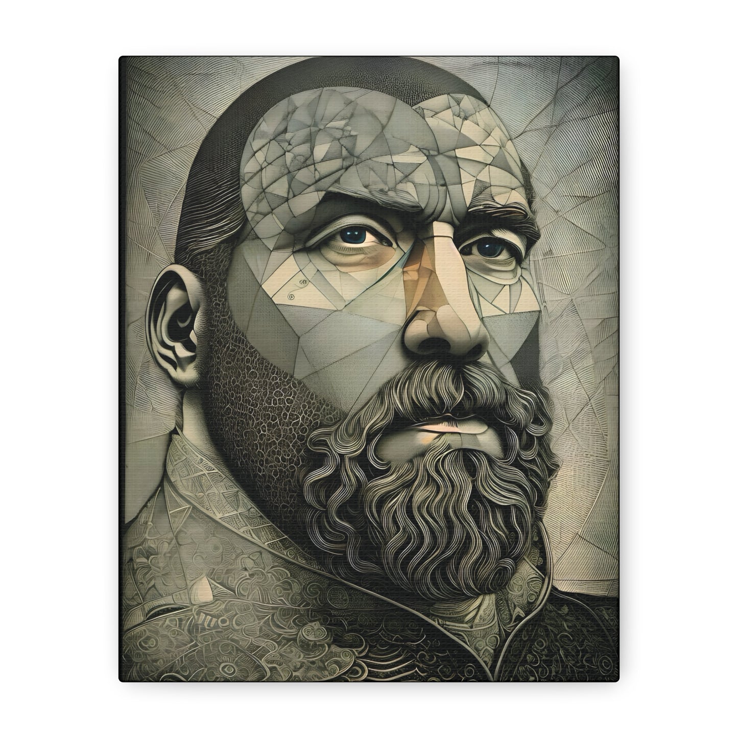 Fractured Peace - Fine Art Print by Andrew McCarter adapted from a drawing by David Lake