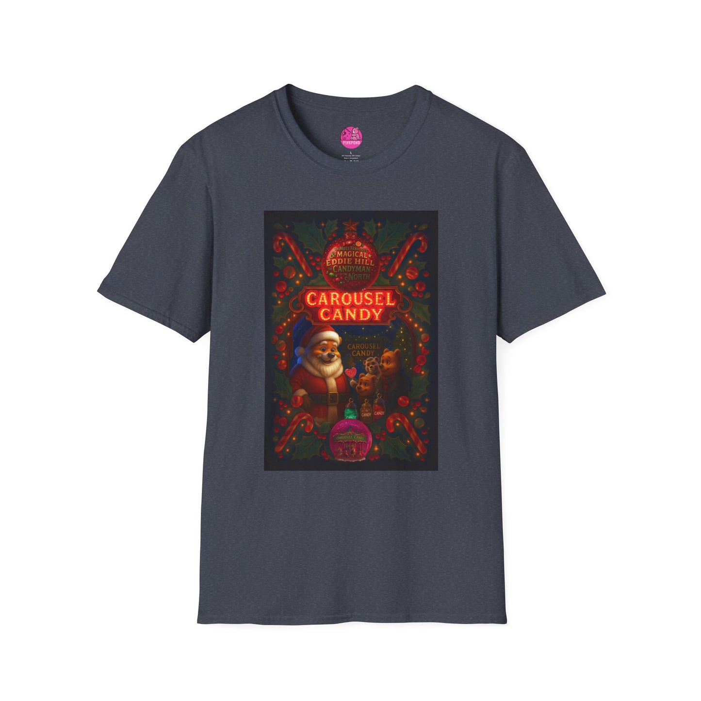 Carousel Candy Christmas T-Shirt — Eddie Hill, The Candyman of the North