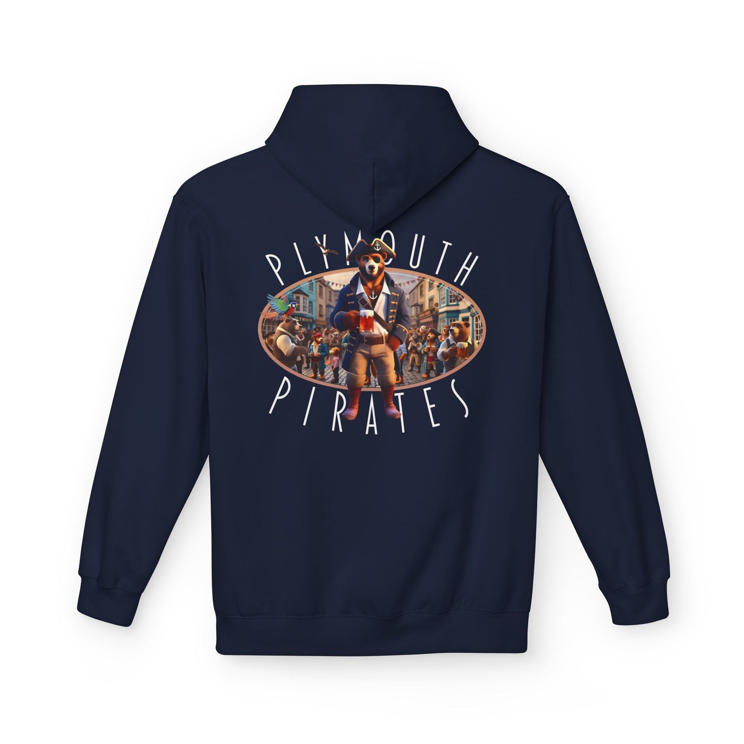 Plymouth Pirates Bear Hoodie