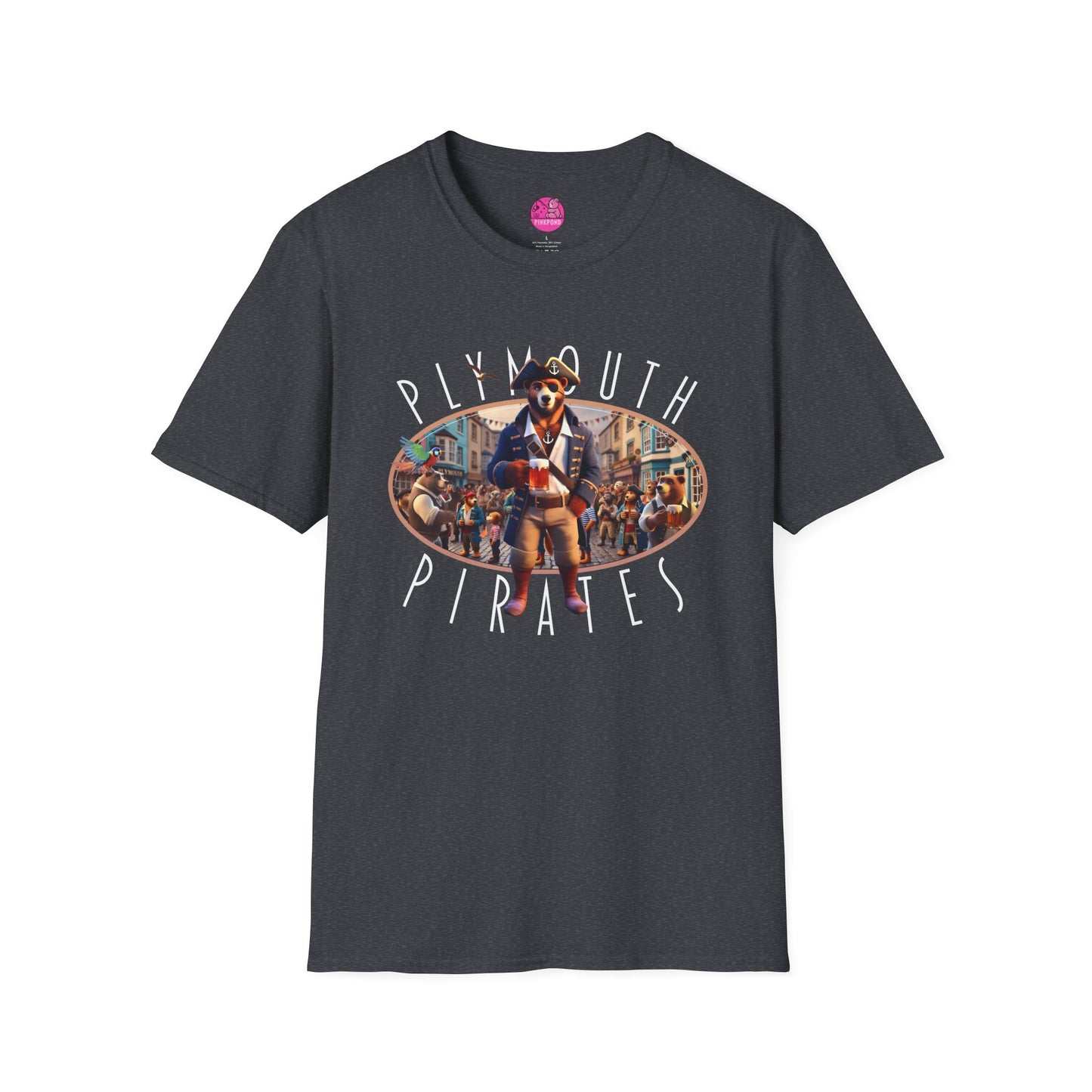 Plymouth Pirates Bear T-Shirt