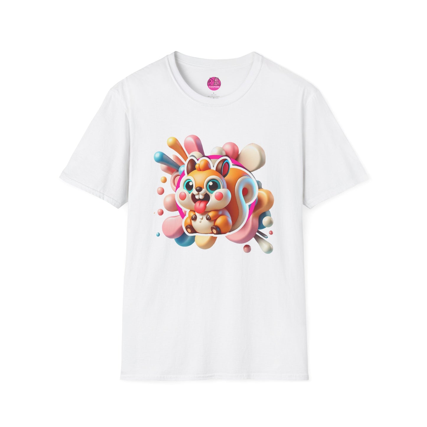 Cyril Squirrel T-Shirt - Nutty and Playful Unisex Tee for Fun-Lovers 🐿️✨