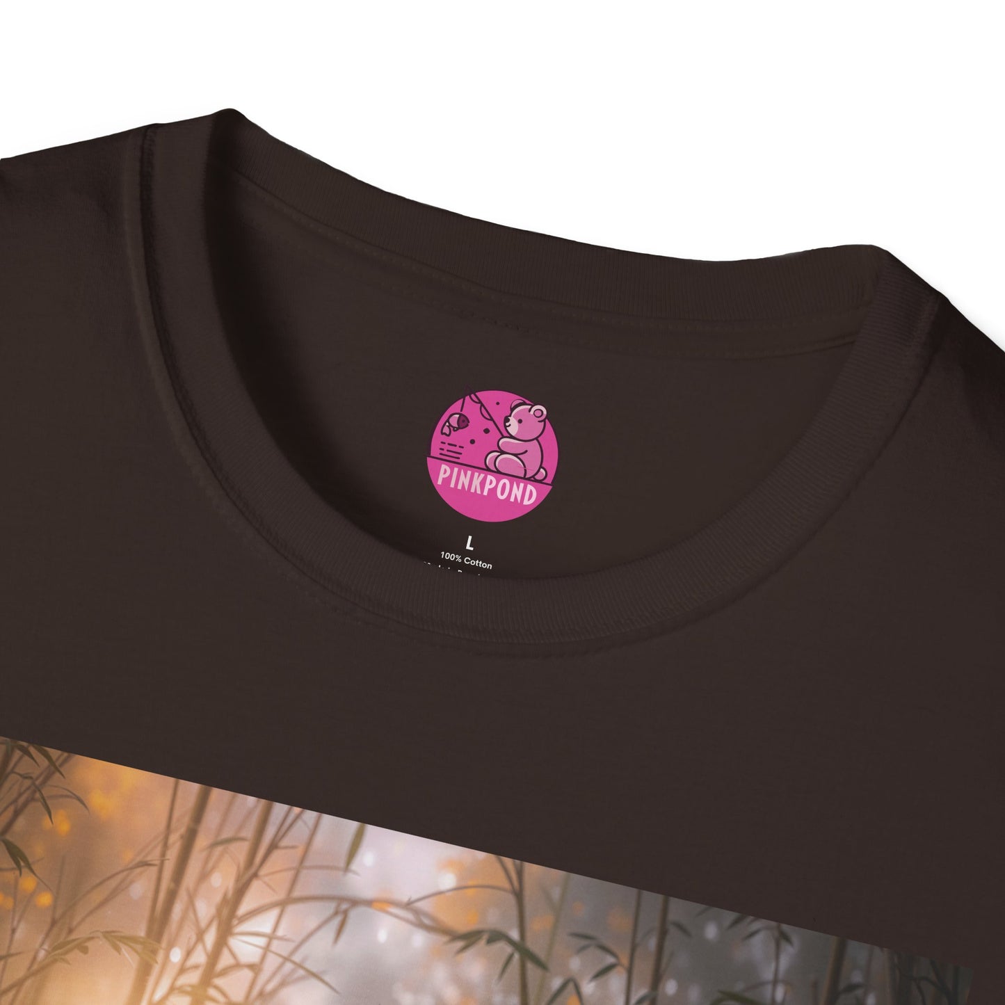 Meditating Bear Daylight Calm T-Shirt — "Find Your Calm" Design