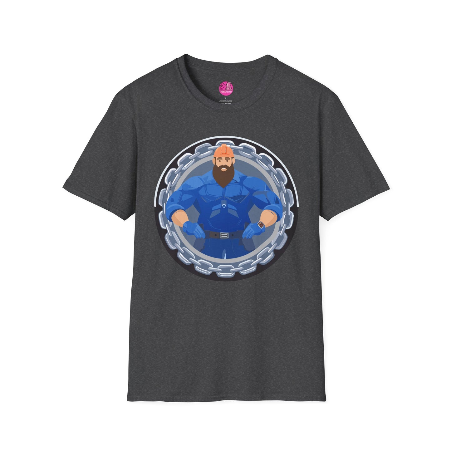 Construction Worker Bear  Graphic T-Shirt