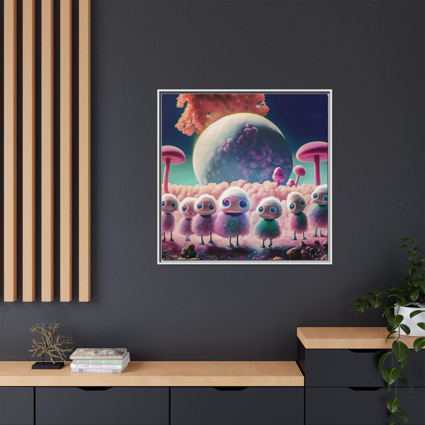 “"Keep smiling," whispered Axlar. "We can eat them later." – Fine Art Canvas Print By Andrew McCarter