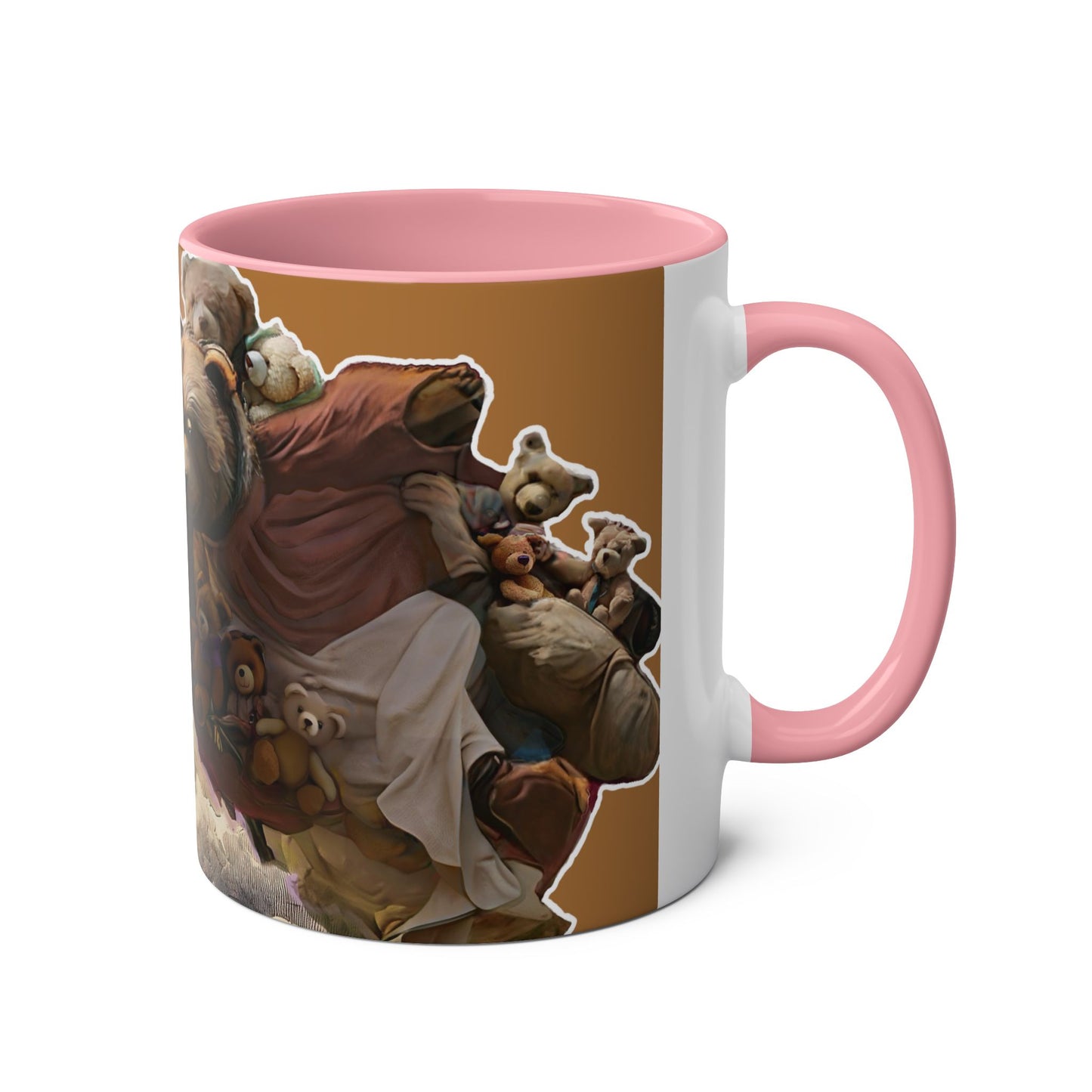 Coffee Mug - The Creation of Teddy Artistic and Playful Design 11oz