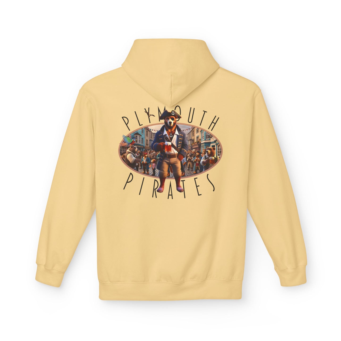Plymouth Pirates Bear Hoodie