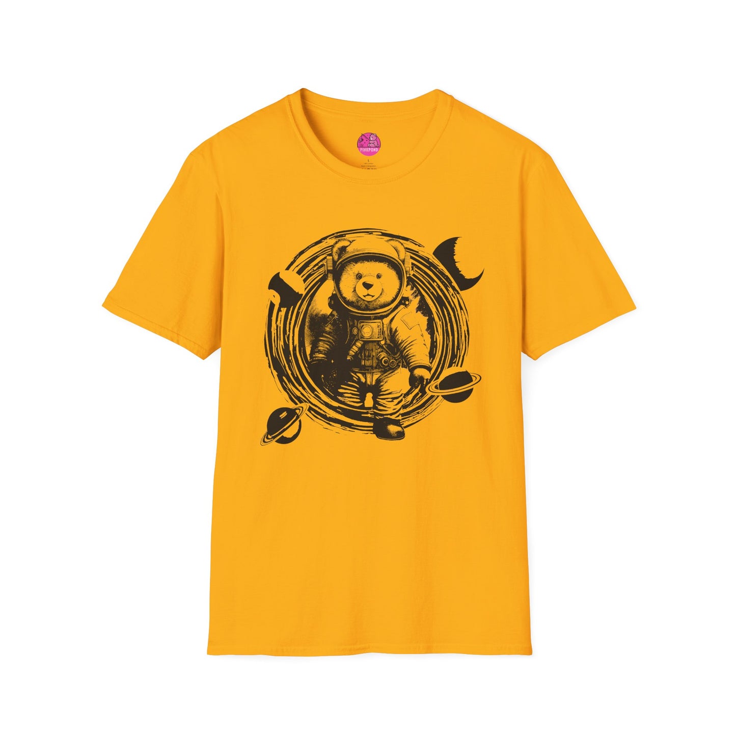 Galactic Explorer Cosmobear T-Shirt - Unisex Softstyle