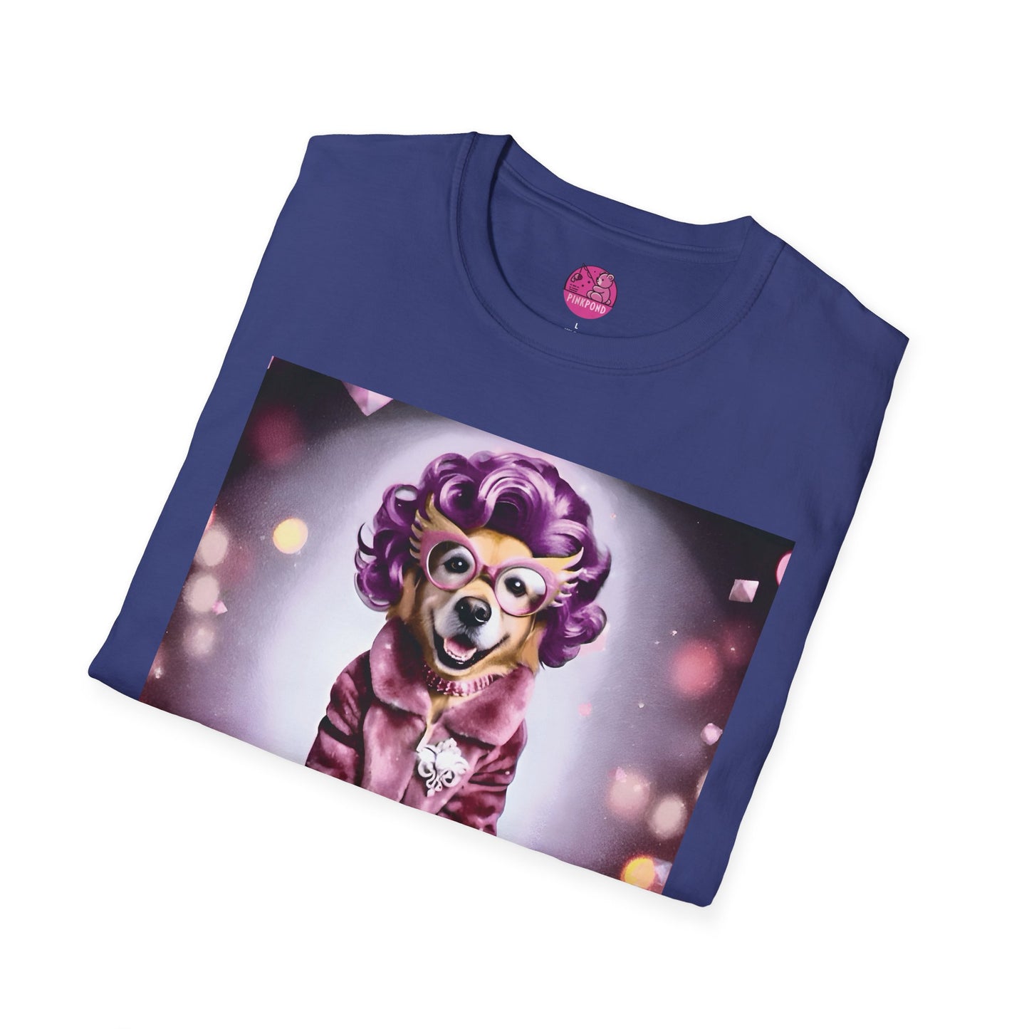Dame Edna Labrador Dog T-Shirt - Fabulous & Fetching