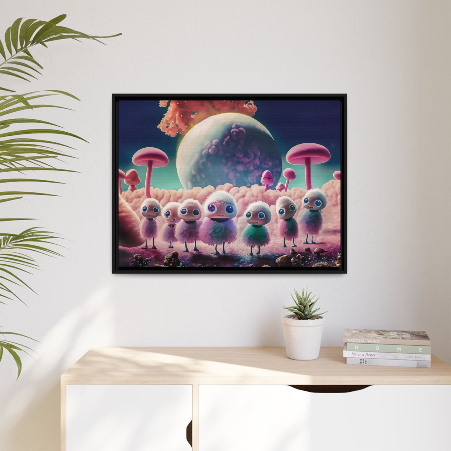 “"Keep smiling," whispered Axlar. "We can eat them later." – Fine Art Canvas Print By Andrew McCarter