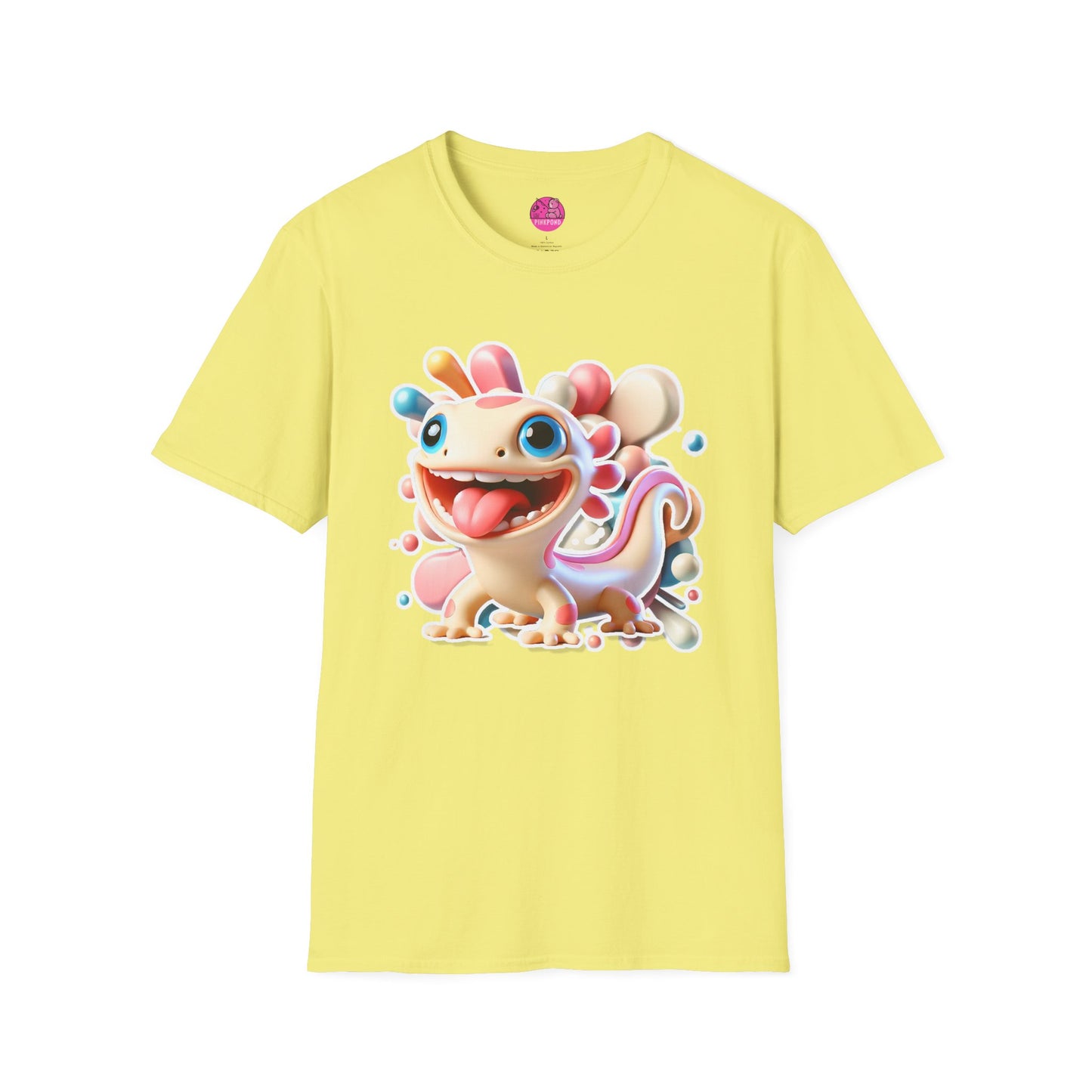 Gordon Gekko T-Shirt – The Lively Lizard with a Big Personality! - Unisex Softstyle Tee