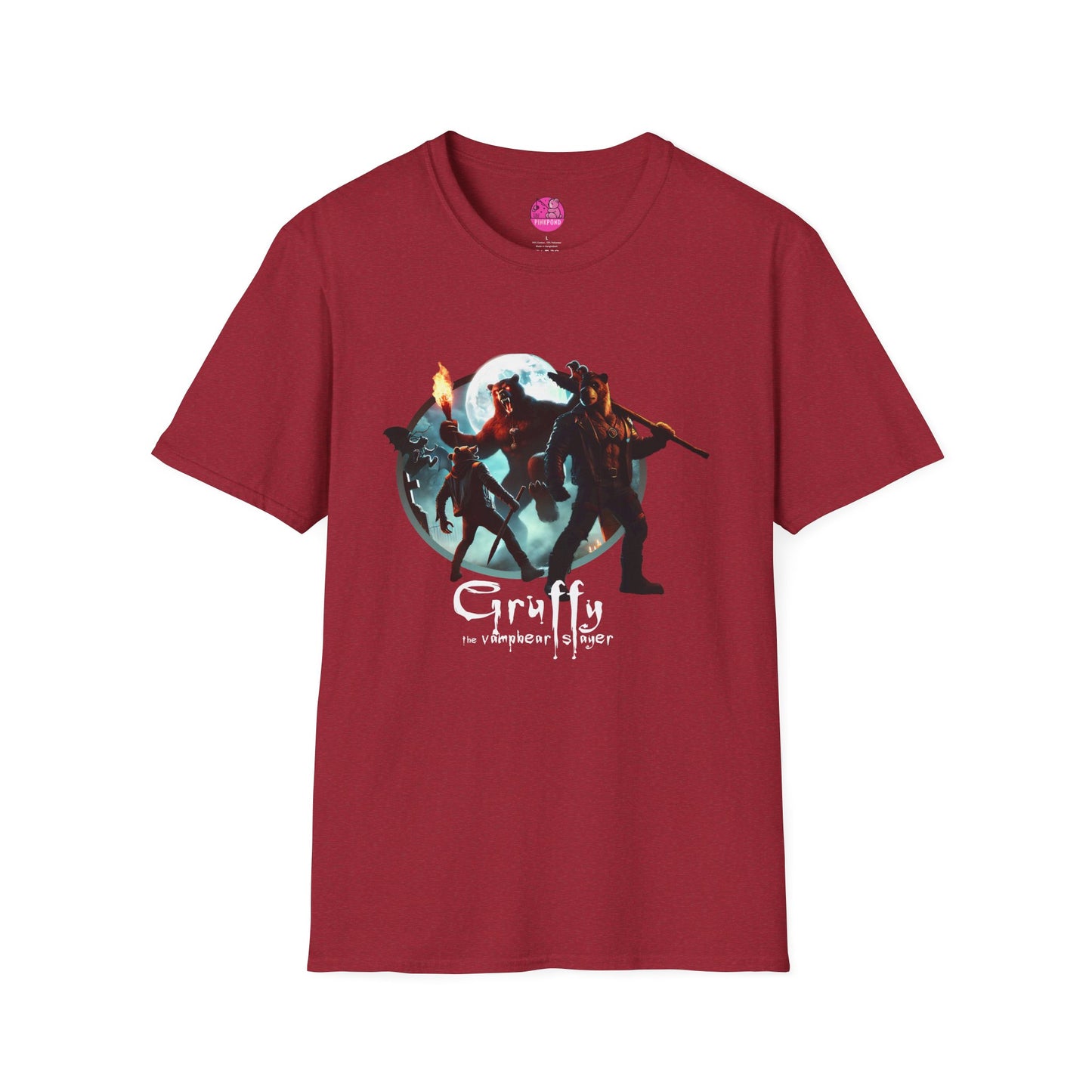 VampBear Slayer T-Shirt - Horror, Humour, and Chaos