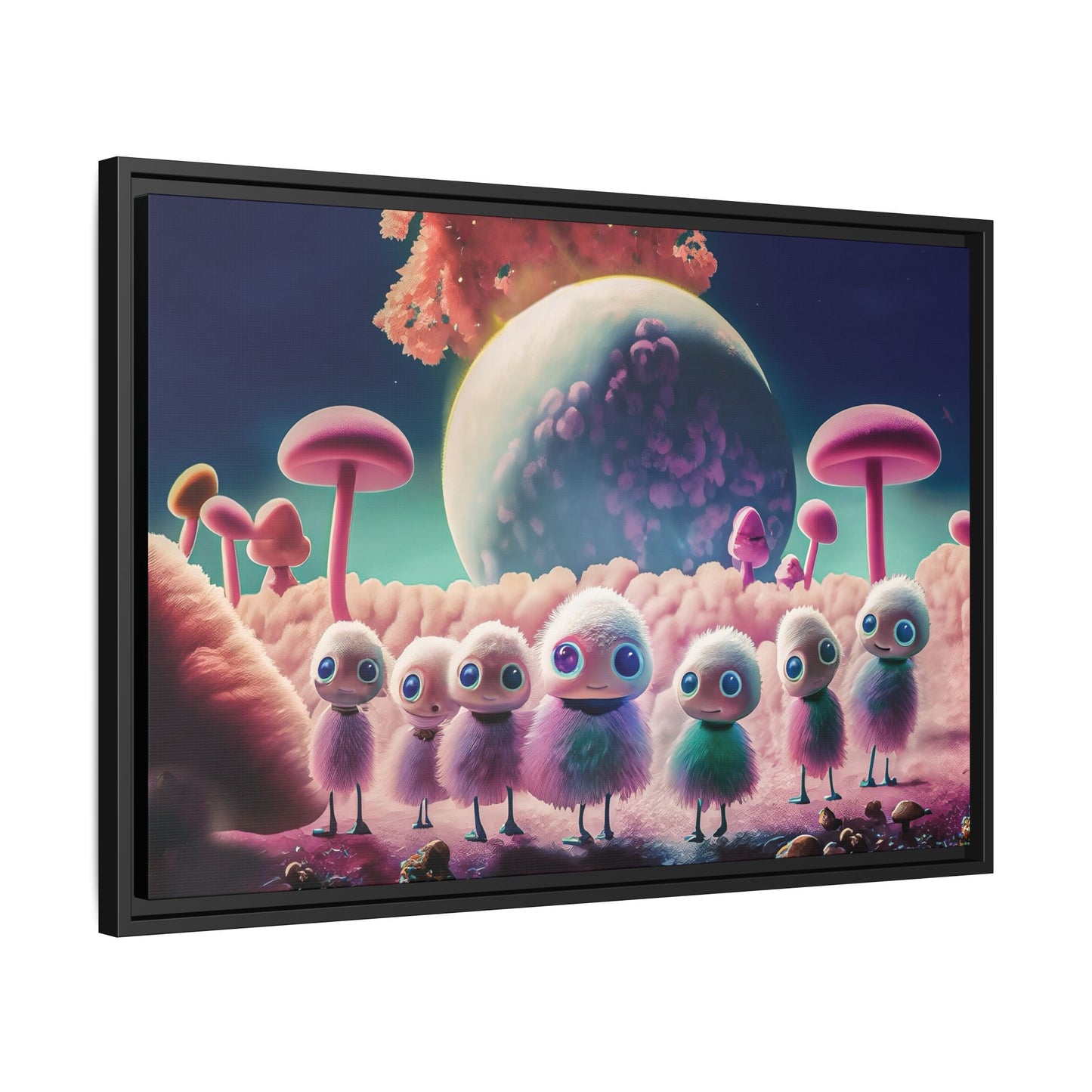 “"Keep smiling," whispered Axlar. "We can eat them later." – Fine Art Canvas Print By Andrew McCarter