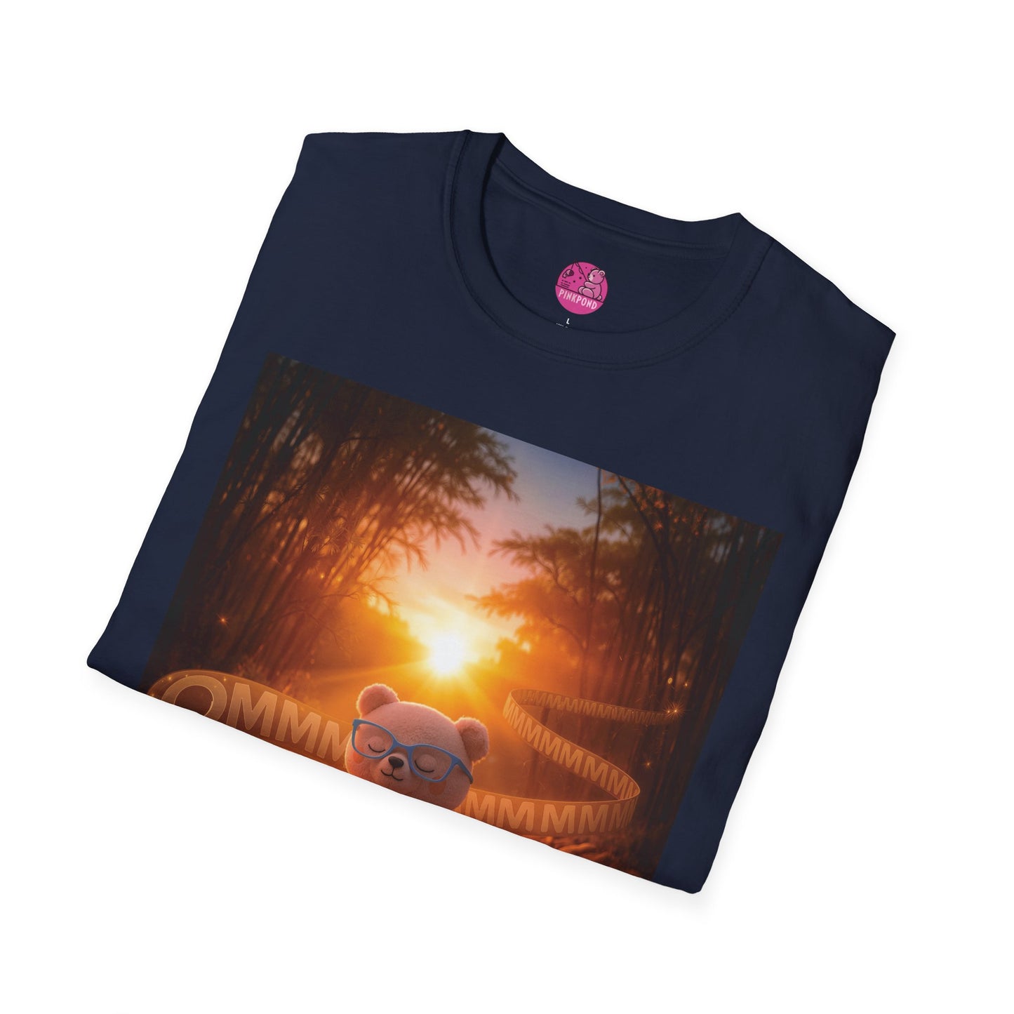 Meditating Bear Golden Hour T-Shirt