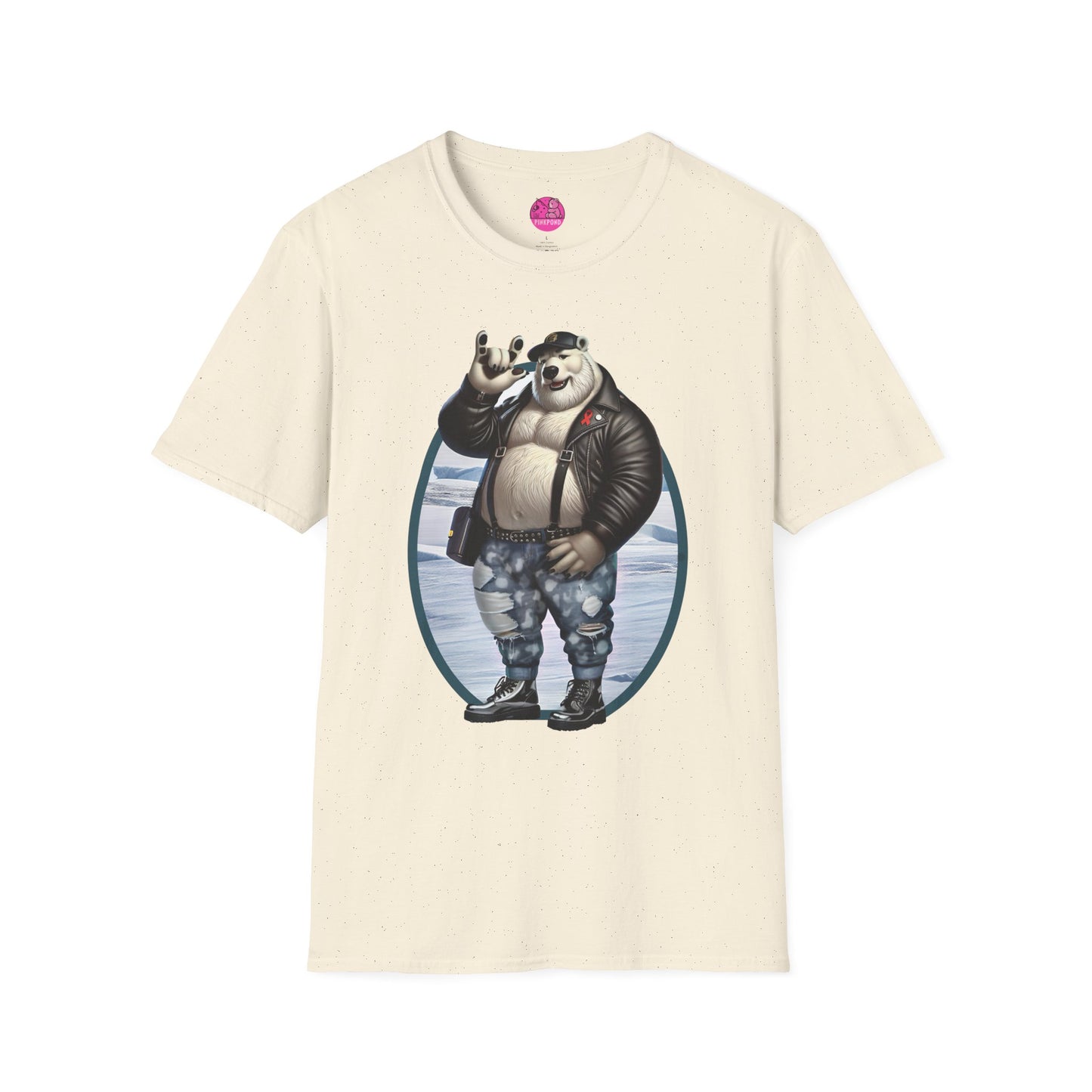 Artic Rebel Polar Bear Love Graphic Tee - ASL Love Sign
