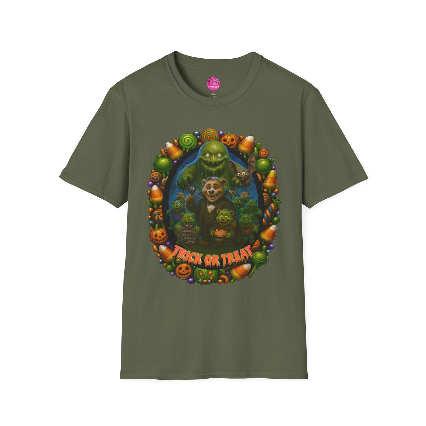 Eddy Hill Bear Halloween Graphic T-Shirt