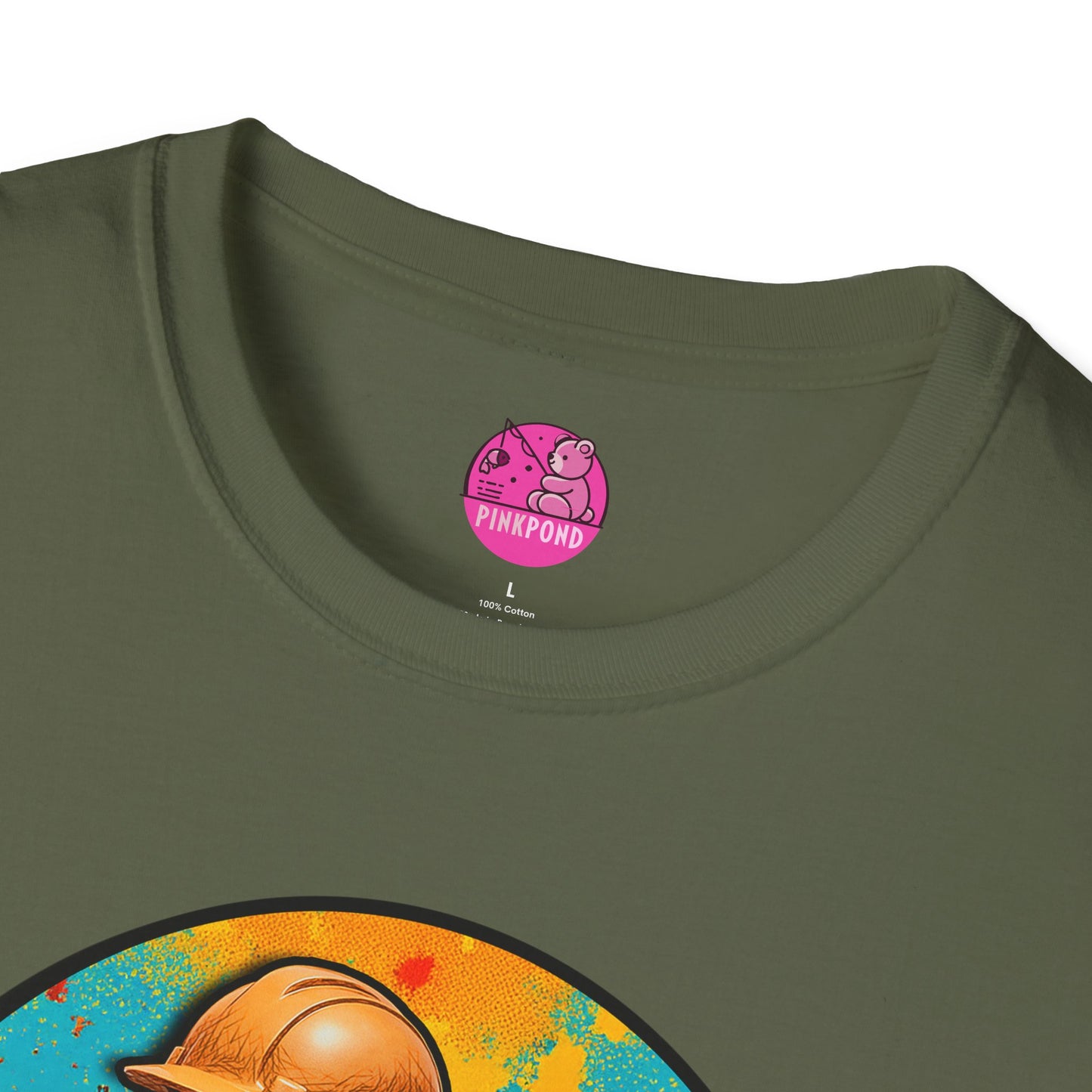 Graphic Tee Builder’s Bum Bear Unisex Softstyle T-Shirt