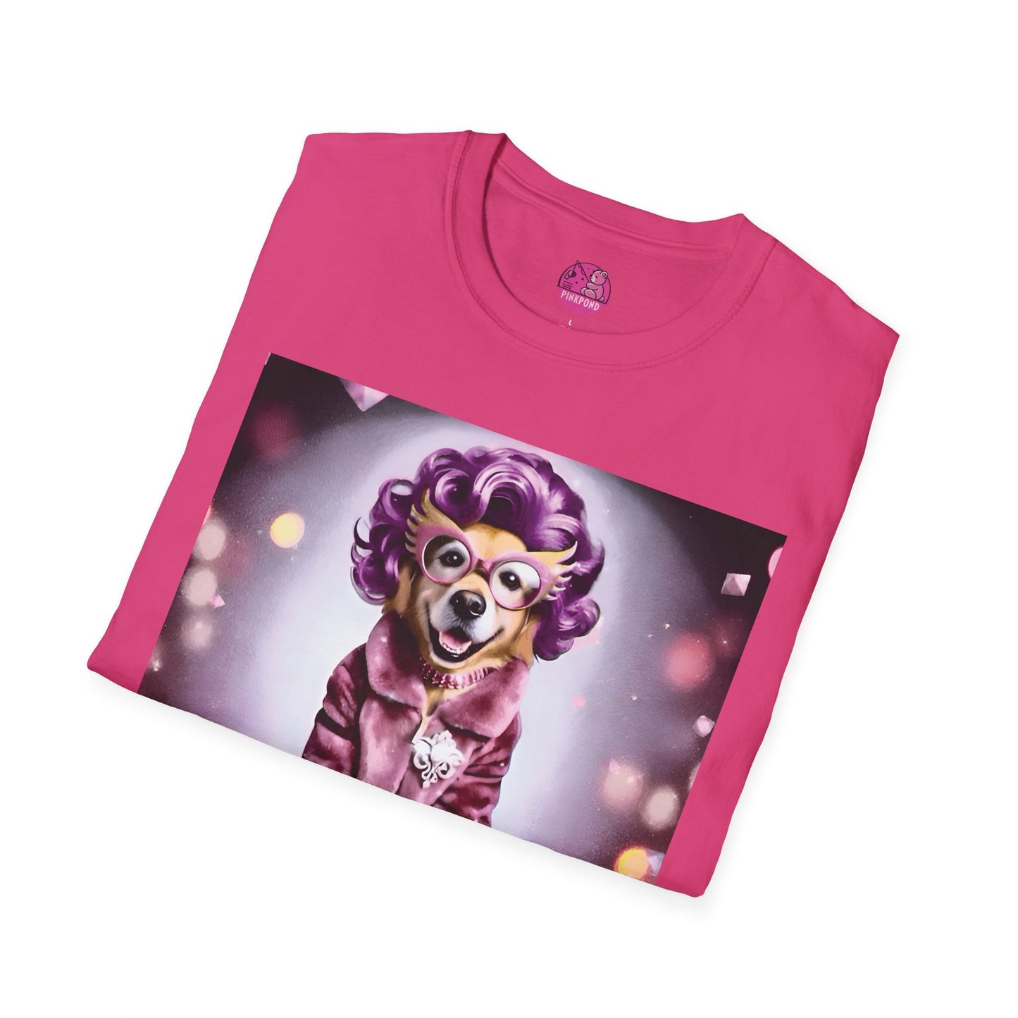 Dame Edna Labrador Dog T-Shirt - Fabulous & Fetching