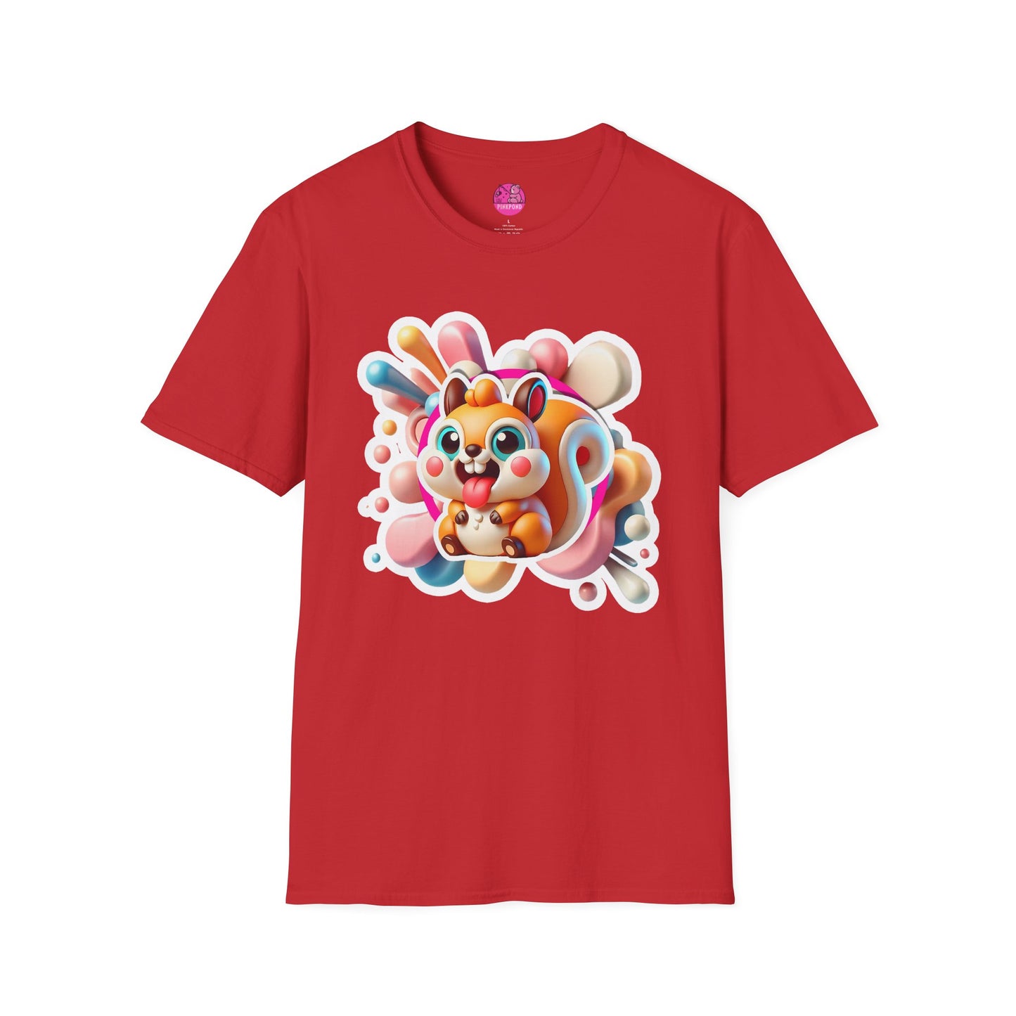Cyril Squirrel T-Shirt - Nutty and Playful Unisex Tee for Fun-Lovers 🐿️✨