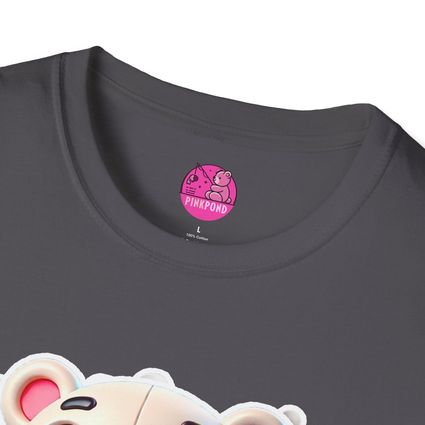 Pepe the Polar Bear T-Shirt - The Coolest Bear Around | Unisex Softstyle Tee