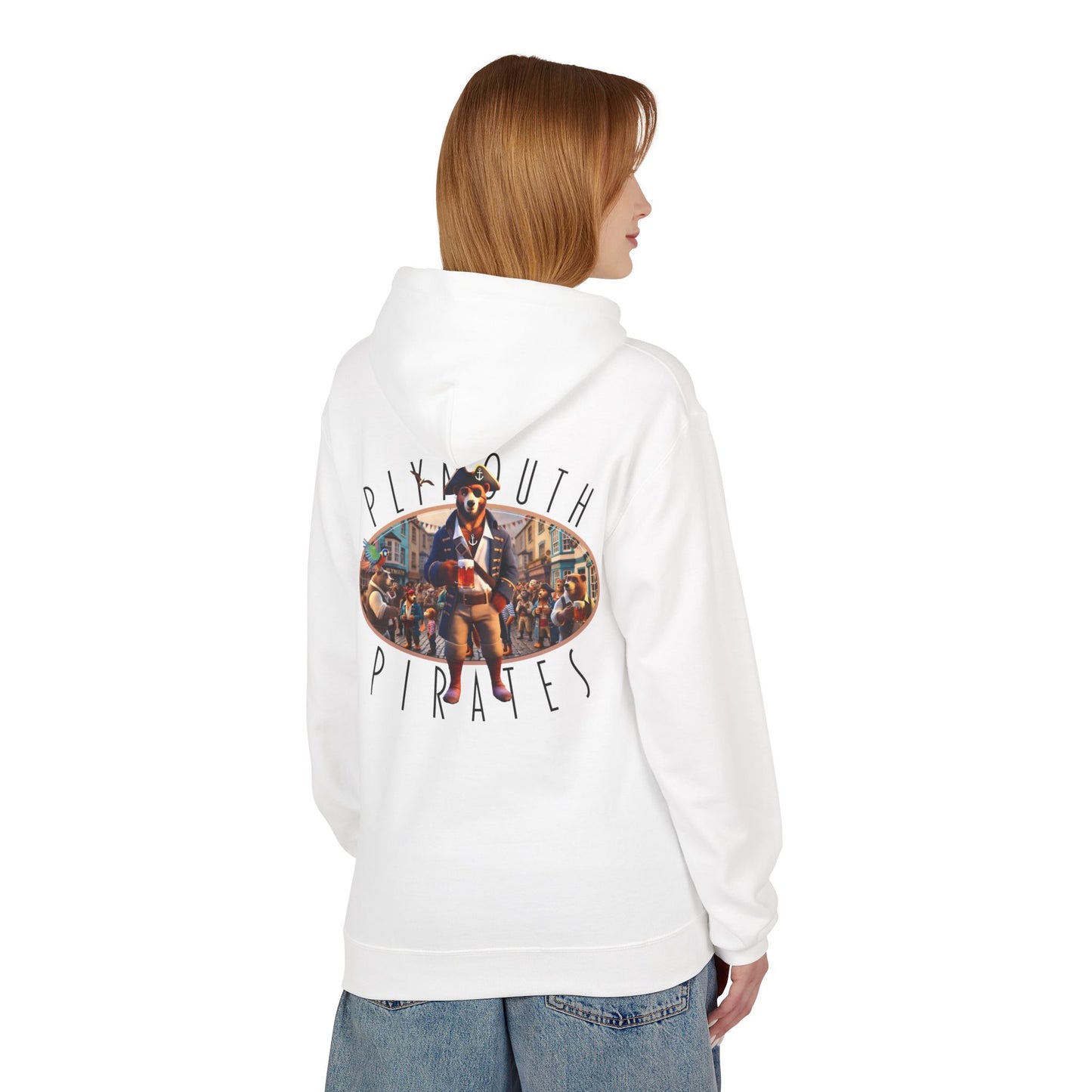 Plymouth Pirates Bear Hoodie