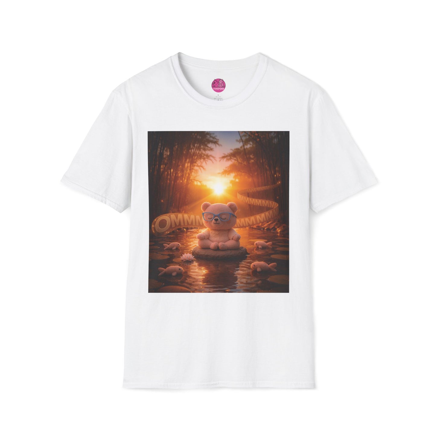 Meditating Bear Golden Hour T-Shirt