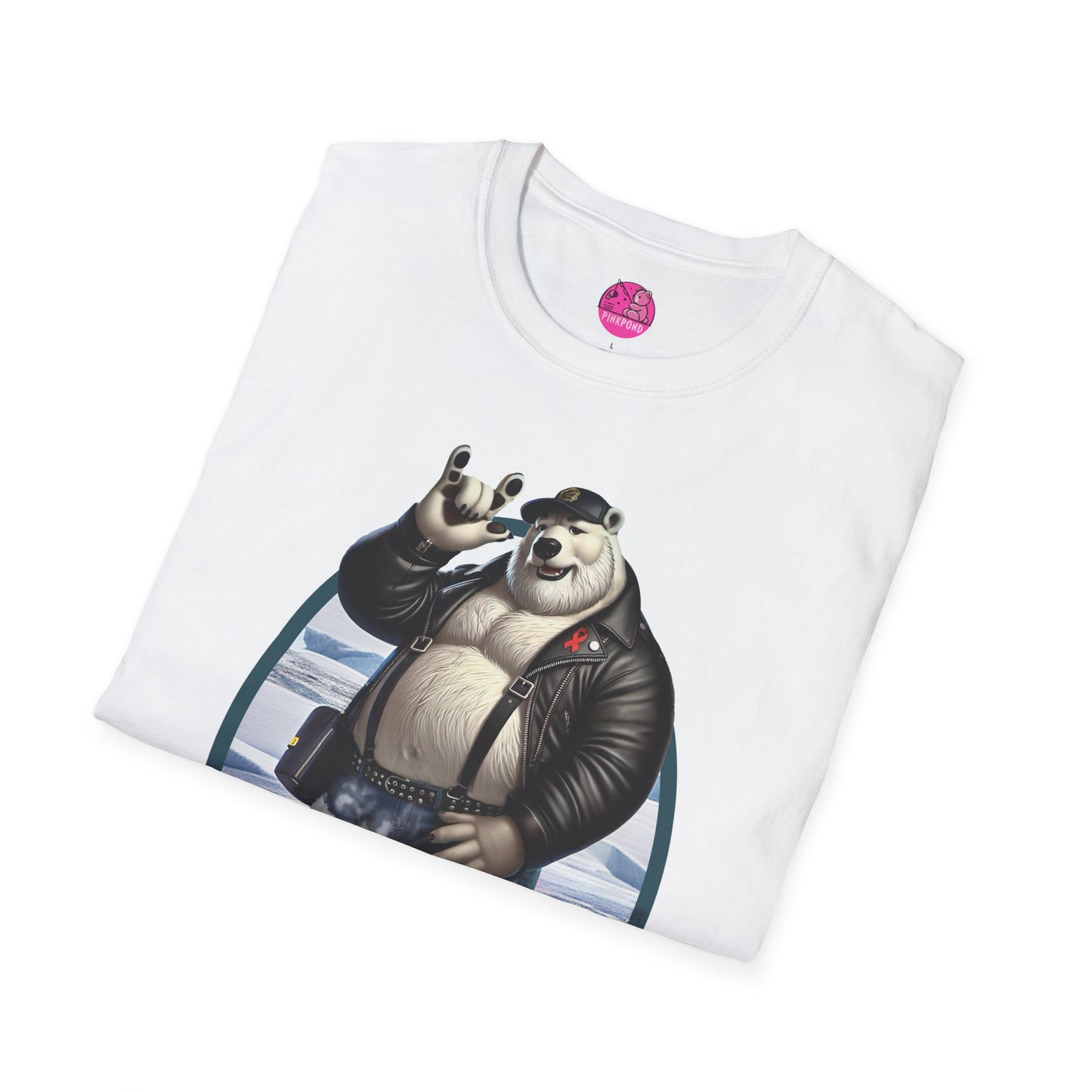 Artic Rebel Polar Bear Love Graphic Tee - ASL Love Sign