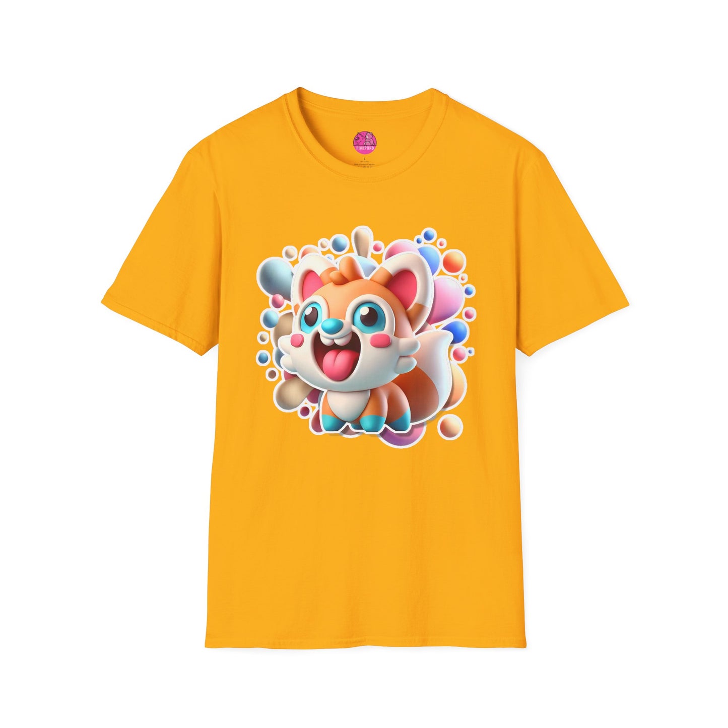 Fanny the Fox T-Shirt - Bold and Colorful Unisex Tee for Fun-Loving Fashion Fans