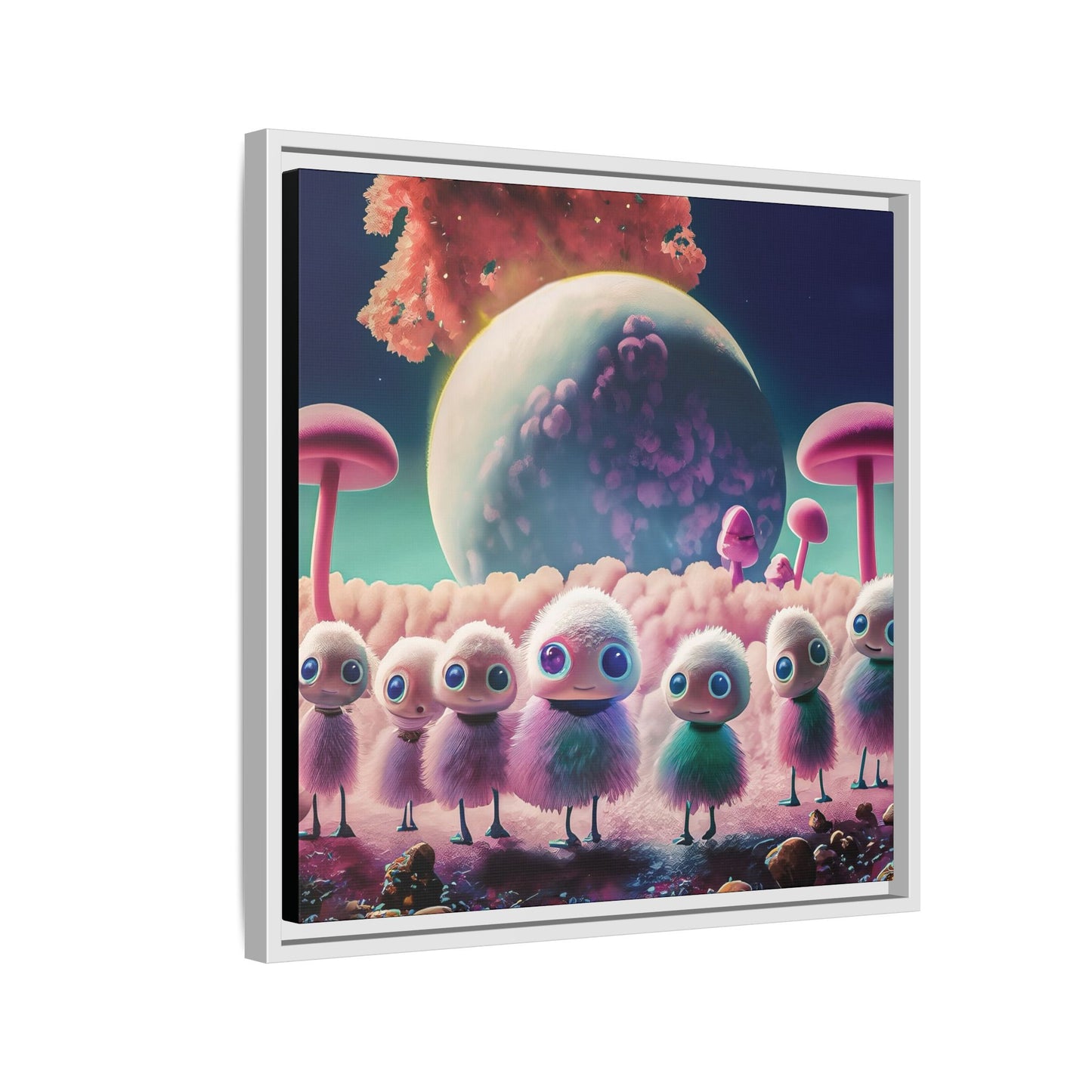 “"Keep smiling," whispered Axlar. "We can eat them later." – Fine Art Canvas Print By Andrew McCarter