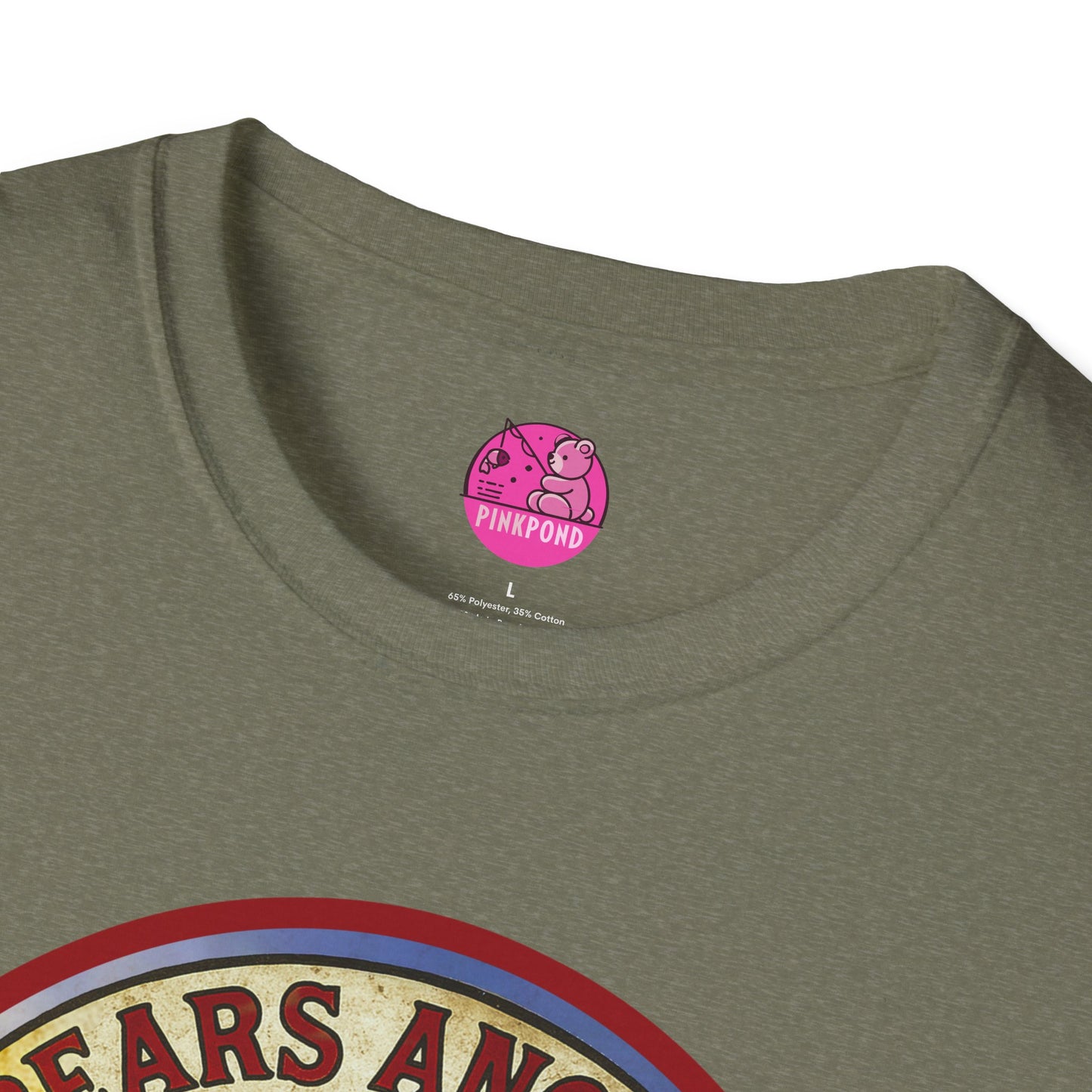 Biker Bear T-Shirt - Bears Angels Roundel, Ride With Pride