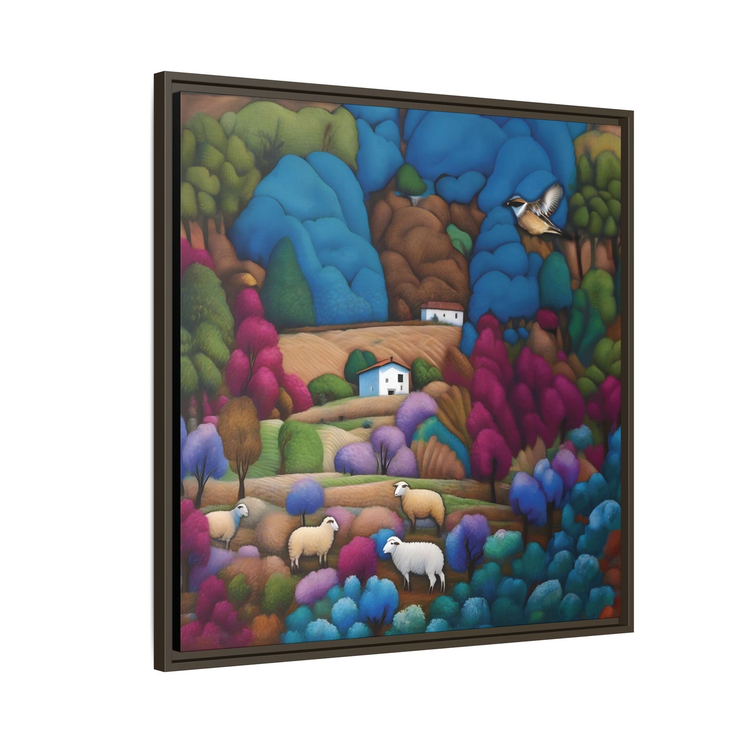 The Painted Valley Canvas Print by Andrew McCarter
