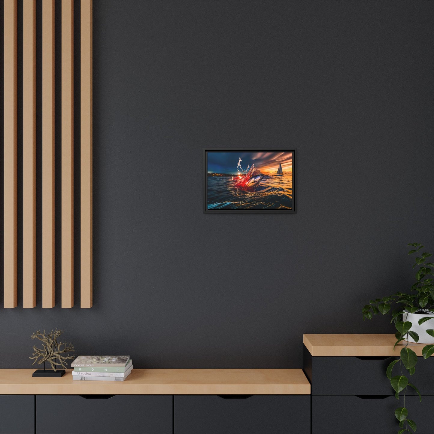 "The Leap" by Andrew McCarter - Ocean Canvas Art.