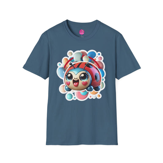 Leticia Ladybird Tee – Sweet, Stylish & Full of Charm!  T-Shirt - Unisex Tee for Fun-Lovers 🐞✨