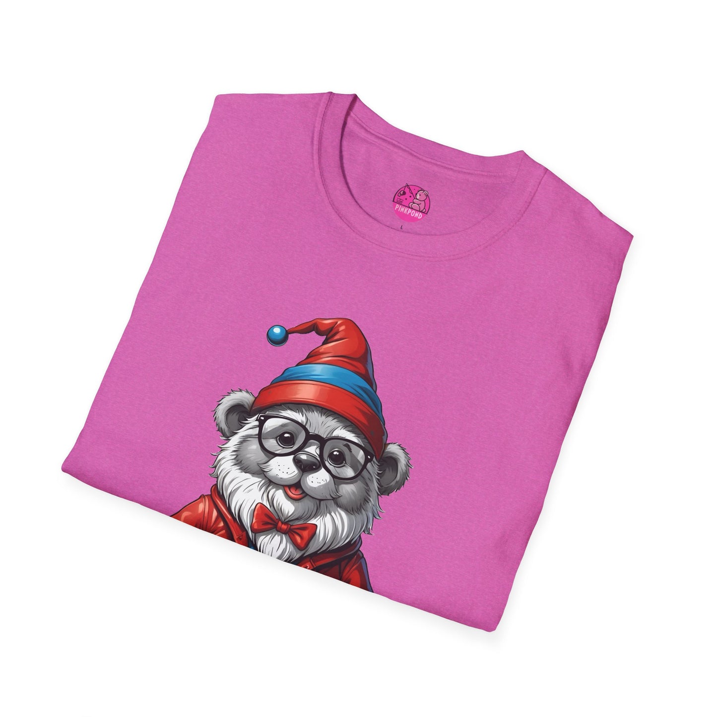Bear Gnome Unisex T-Shirt - Fun Swiss Gnome Design for Bear Fans