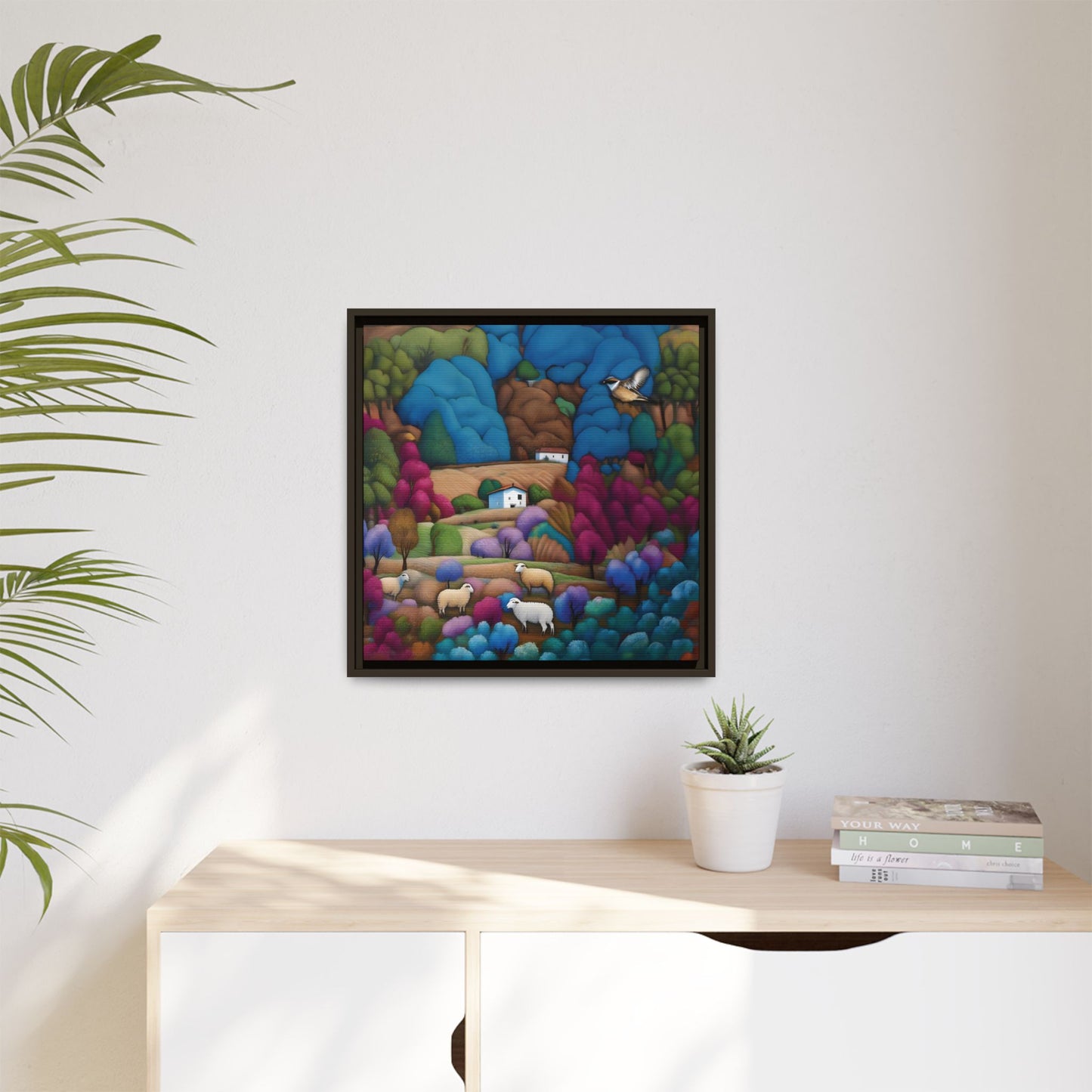 The Painted Valley Canvas Print by Andrew McCarter