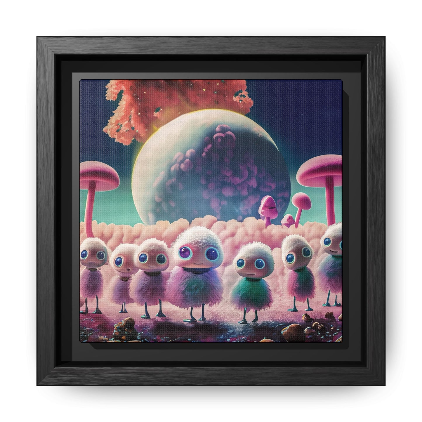 “"Keep smiling," whispered Axlar. "We can eat them later." – Fine Art Canvas Print By Andrew McCarter