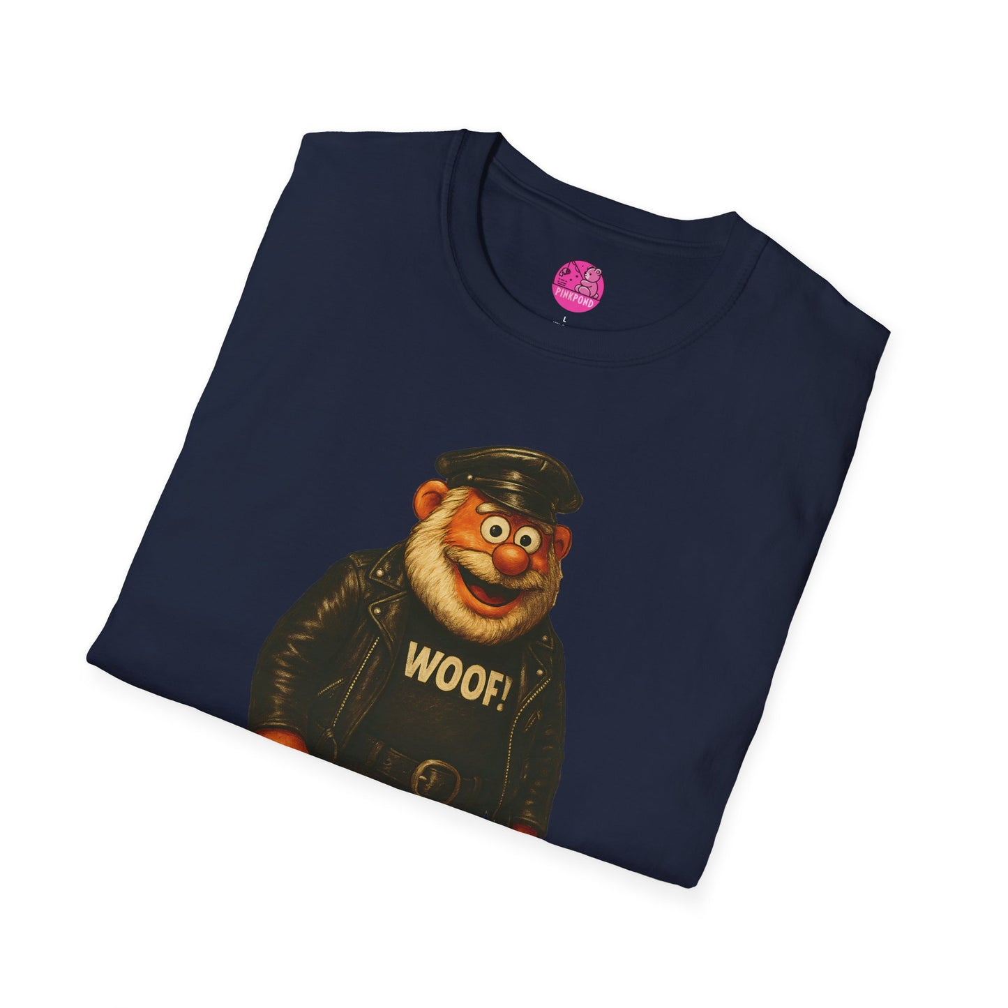 Unisex T-Shirt Leather Polar Bear Tee - WOOF Shirt Silver Beard Energy Pride Fashion