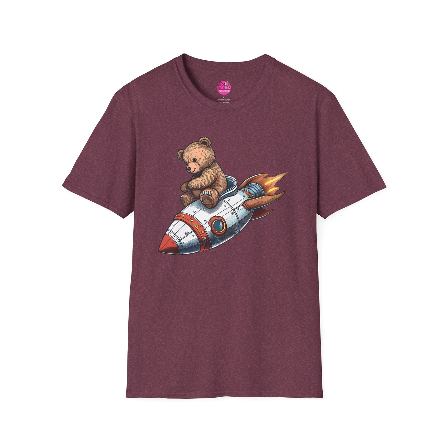 Rocket Bear Style 2 Unisex T-Shirt Design for Bear Fans