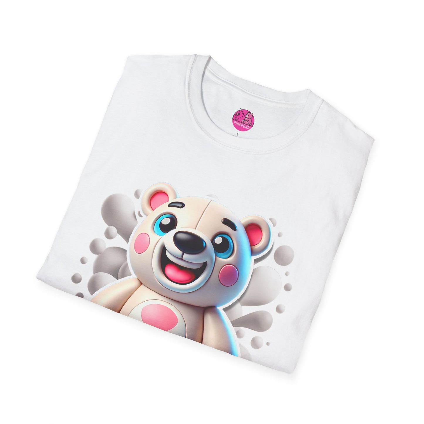 Pepe the Polar Bear T-Shirt - The Coolest Bear Around | Unisex Softstyle Tee
