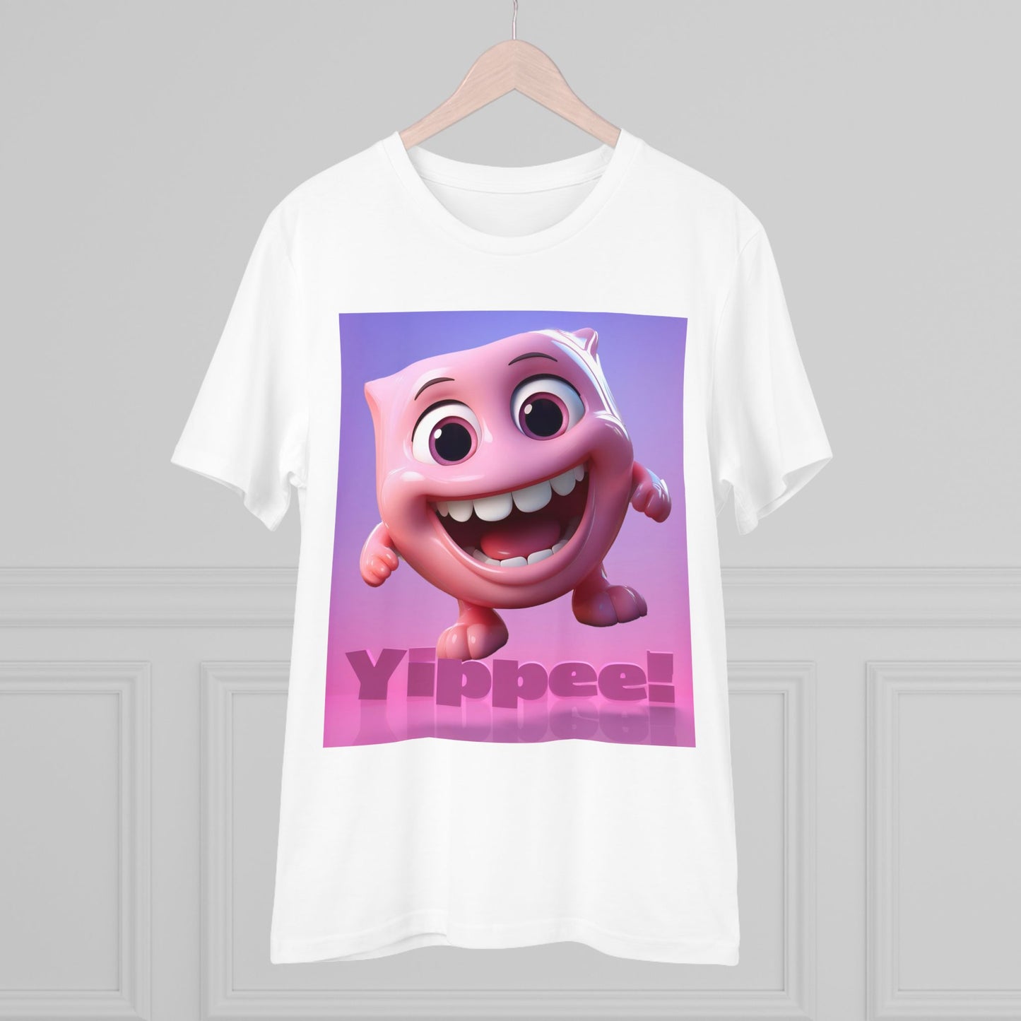 Polly the Pink Monster Smile Graphic T-shirt - Unisex
