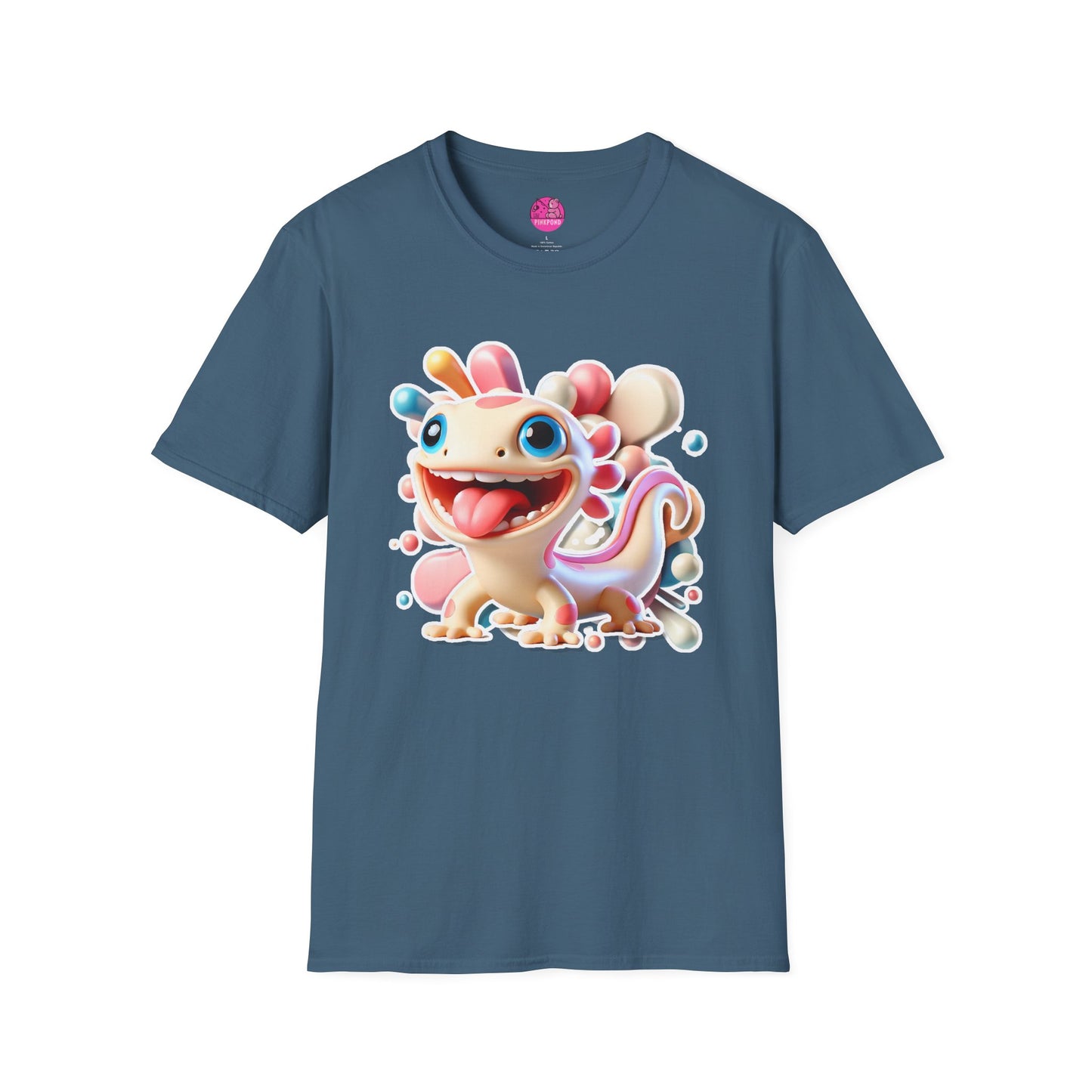Gordon Gekko T-Shirt – The Lively Lizard with a Big Personality! - Unisex Softstyle Tee