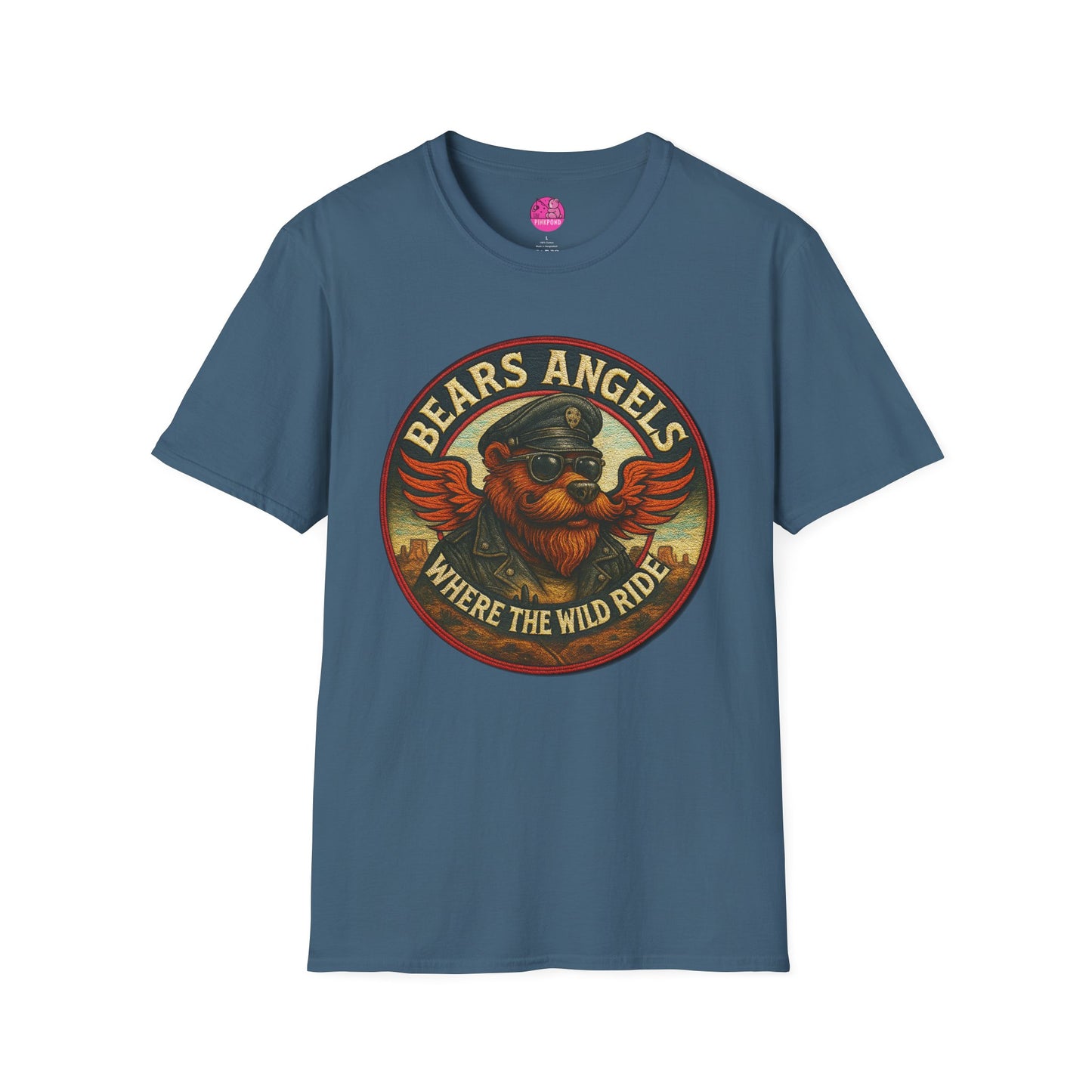 Biker Bears Angels Unisex T-Shirt - Where The Wild Ride Tee
