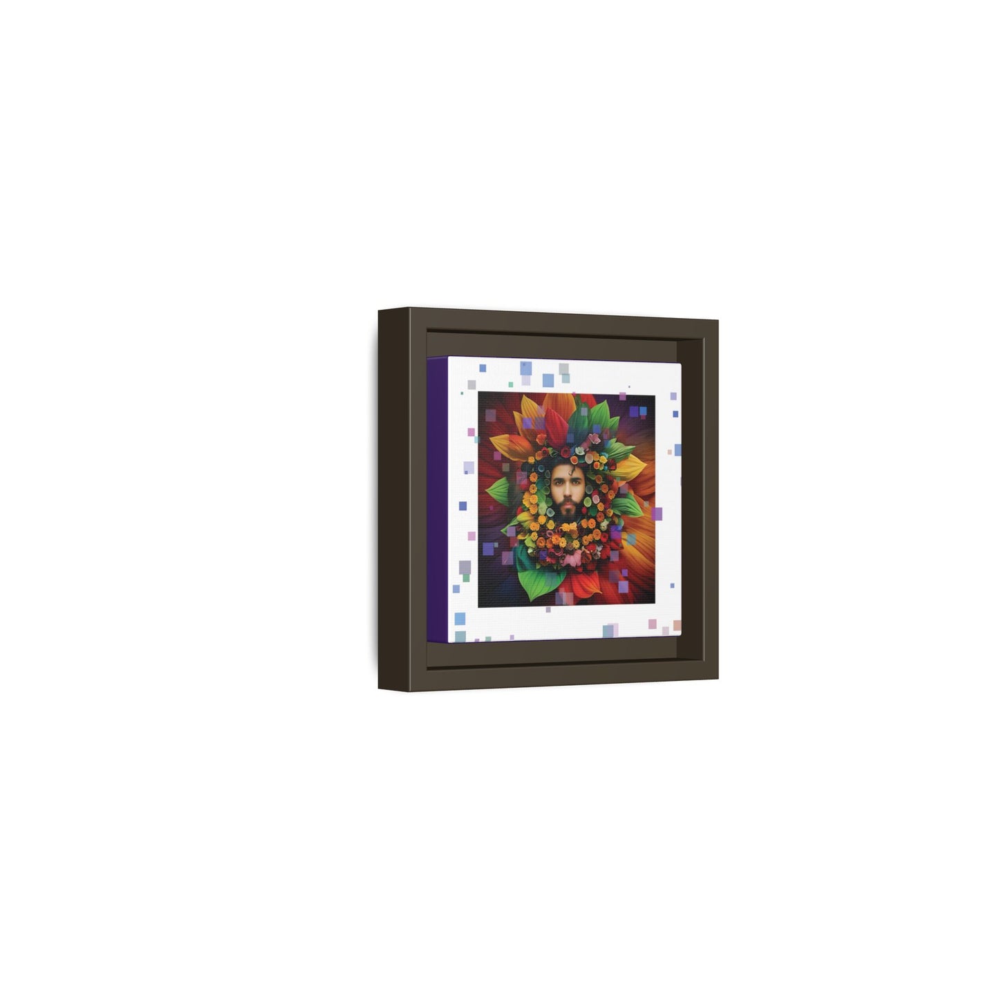 'Flourish: The Modern Green Man' canvas print By Andrew McCarter