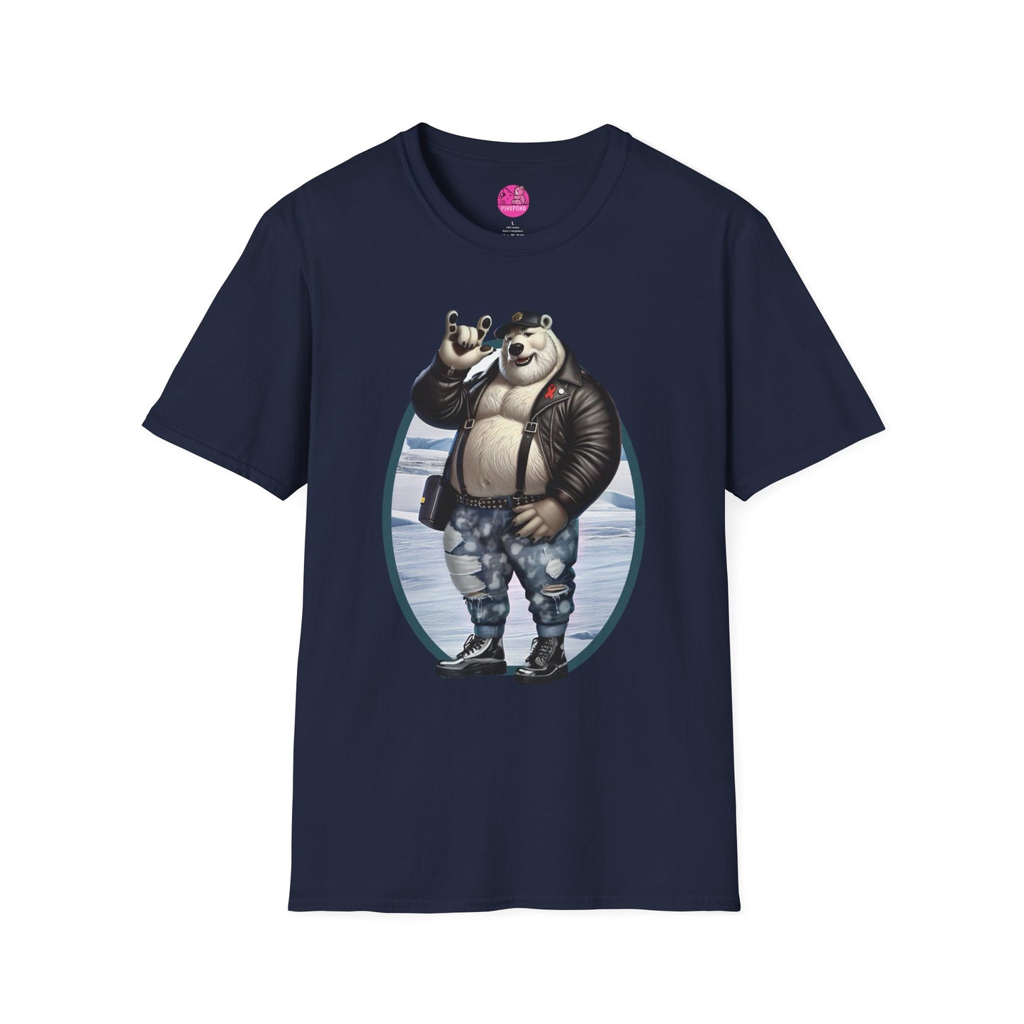 Artic Rebel Polar Bear Love Graphic Tee - ASL Love Sign
