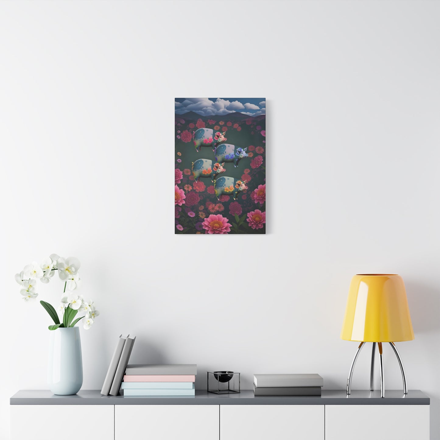 ‘Floral Flight’ Canvas Print by Andrew McCarter