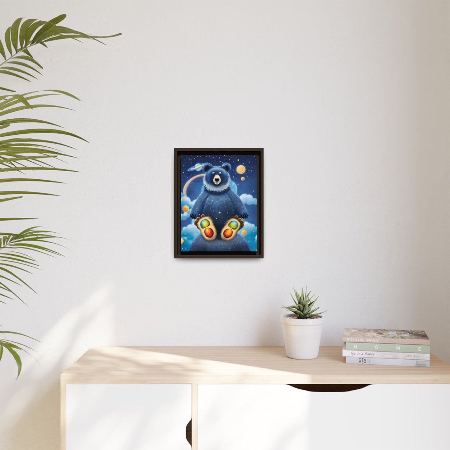 'Cosmic Pawprints' by Andrew McCarter - Canvas Art